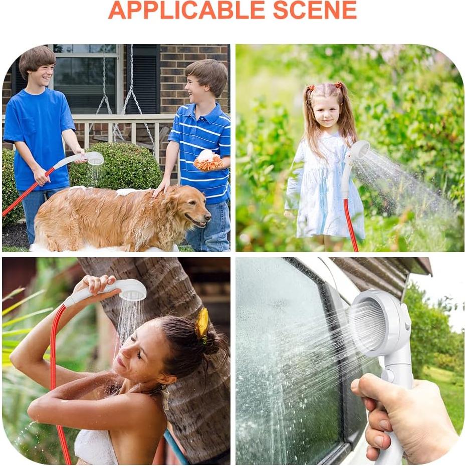 Kit de Bomba de Agua 12V Camplux con Ducha y Manguera