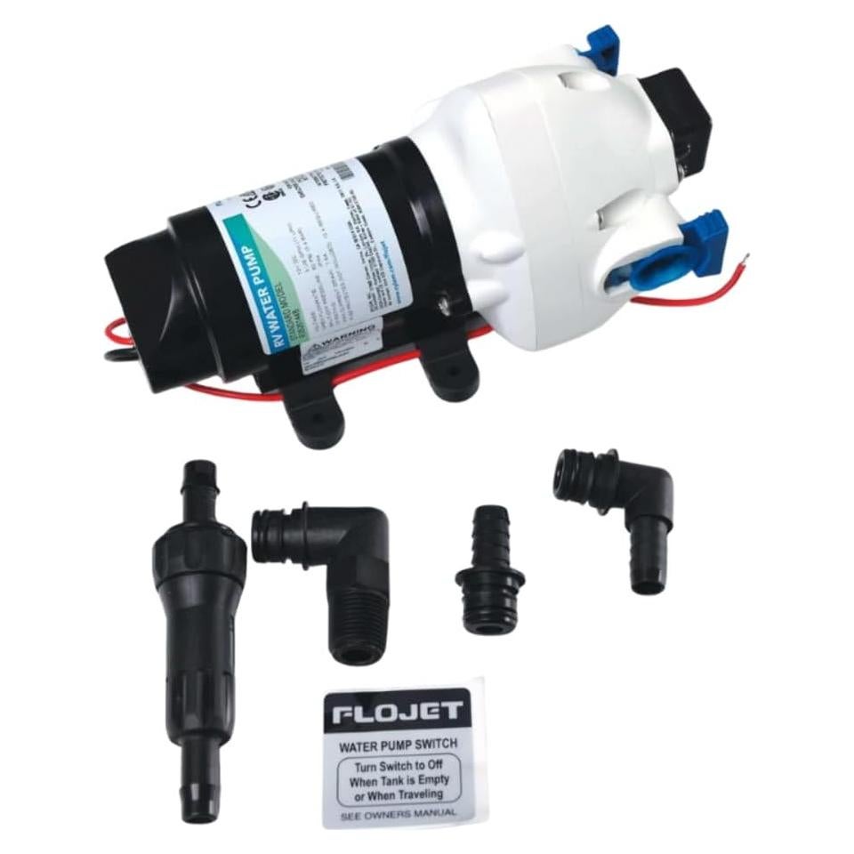 Bomba de Agua Automática Flojet 03526-144A 10.99 LPM 50 PSI