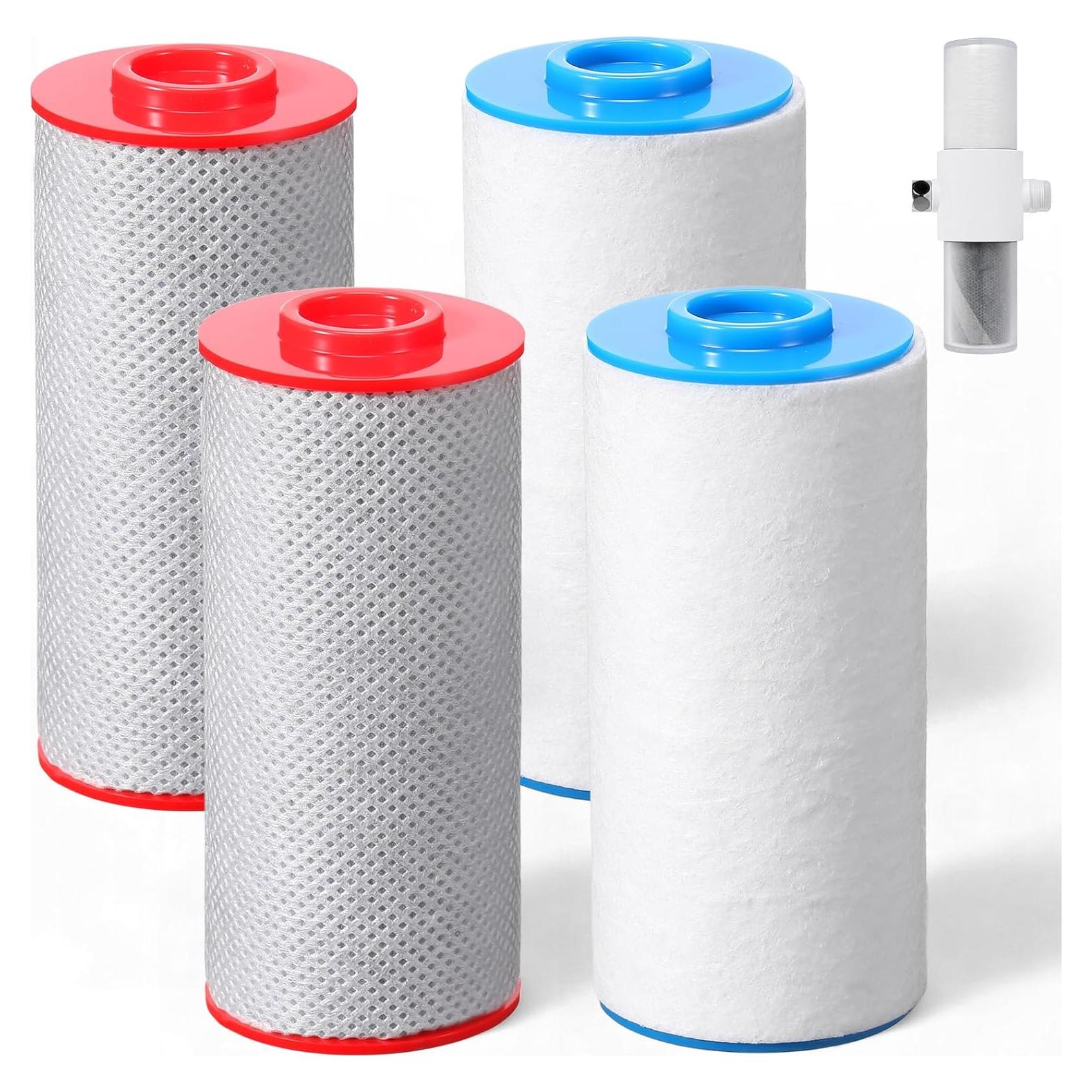 Cartuchos de Reemplazo Baquler para Filtro de Ducha Weddell Duo 4 Pcs