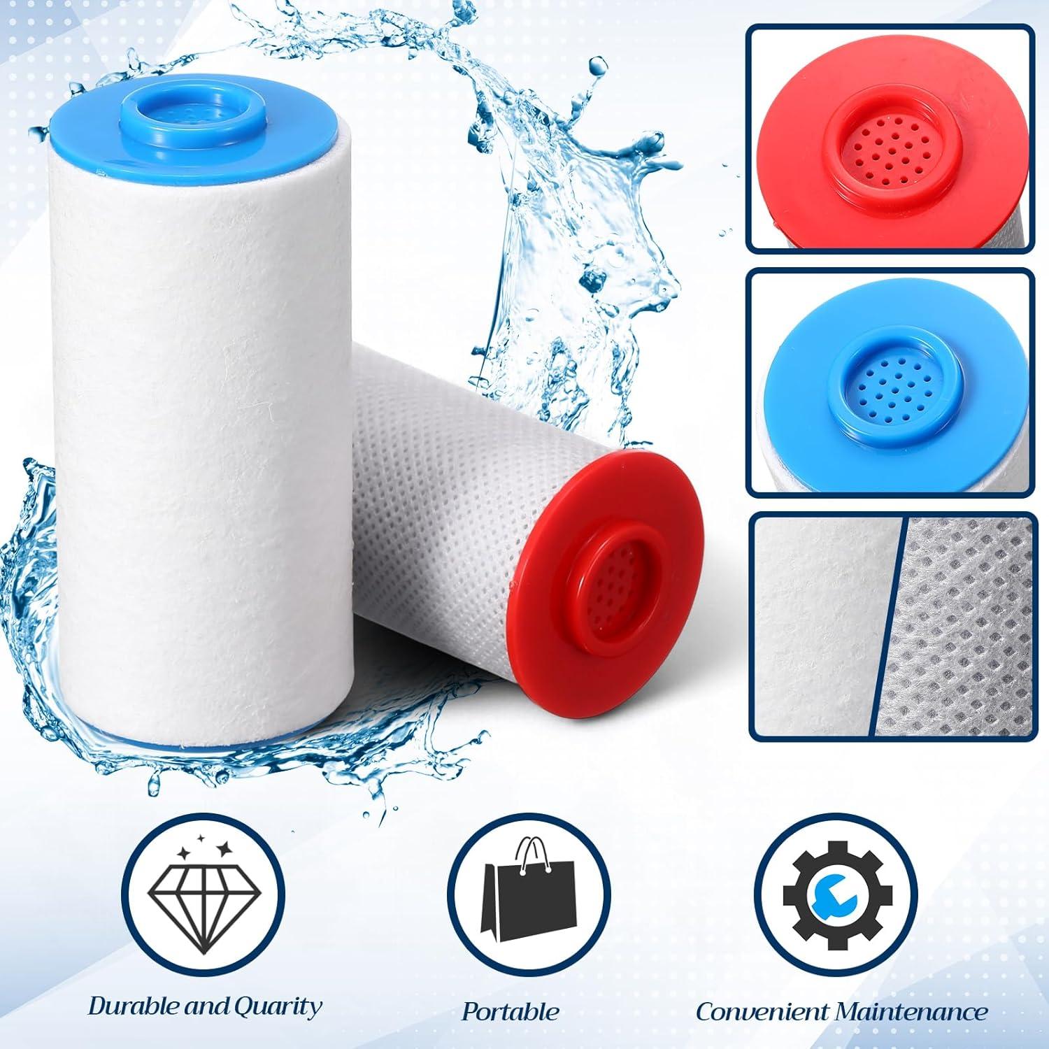 Cartuchos de Reemplazo Baquler para Filtro de Ducha Weddell Duo 4 Pcs