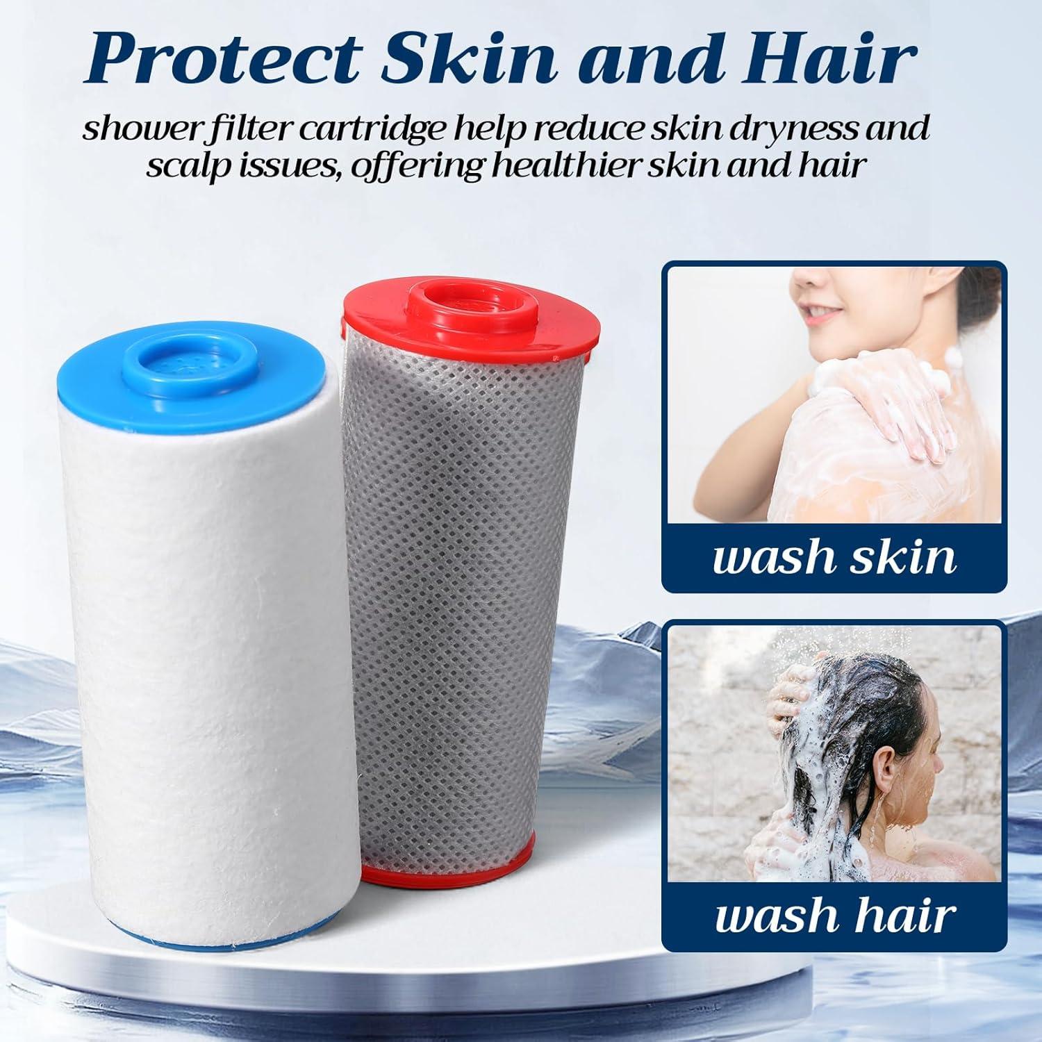 Cartuchos de Reemplazo Baquler para Filtro de Ducha Weddell Duo 4 Pcs