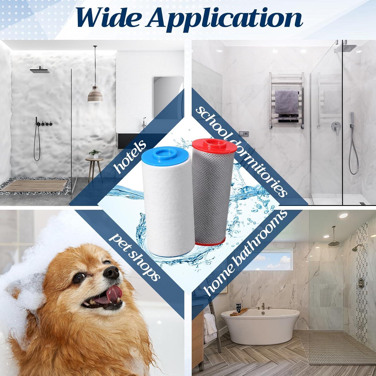 Cartuchos de Reemplazo Baquler para Filtro de Ducha Weddell Duo 4 Pcs