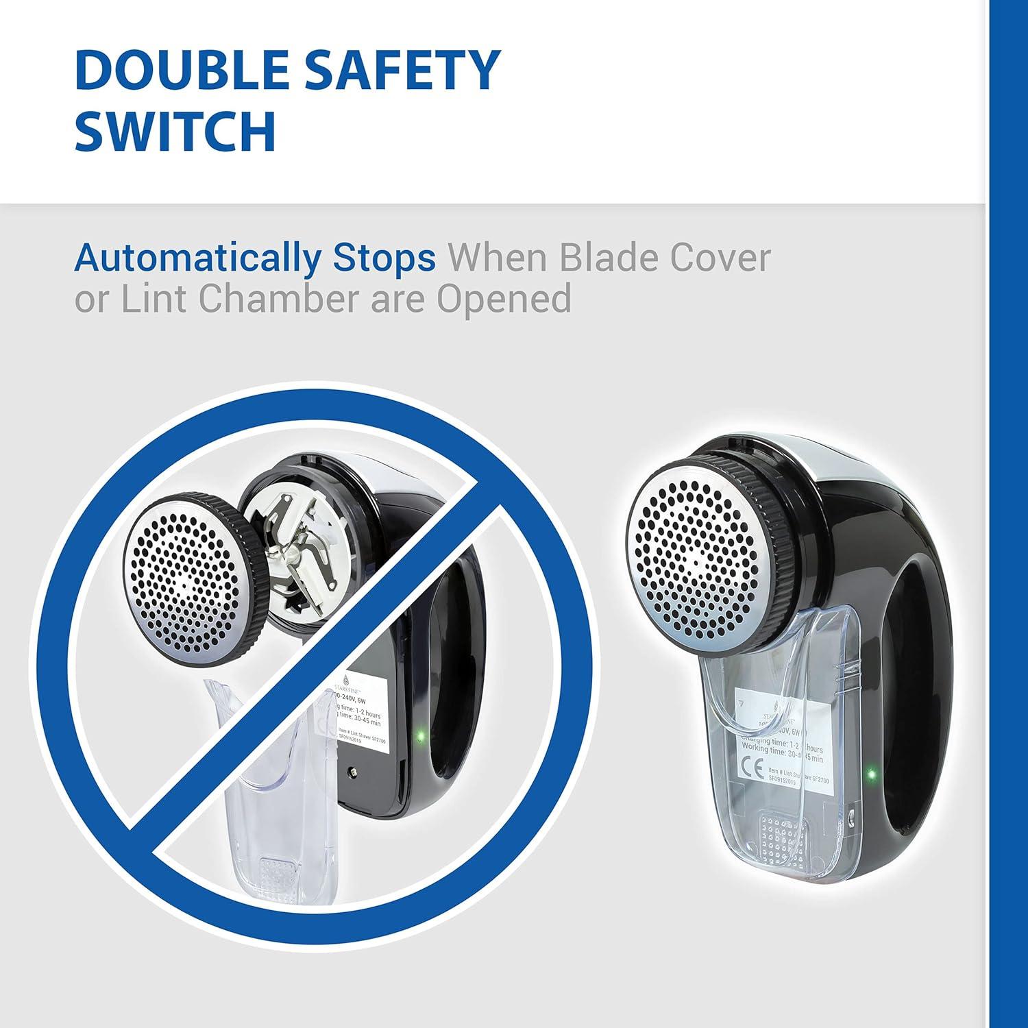 Raspador de Tela Recargable Starkfine con Cuchilla de Repuesto