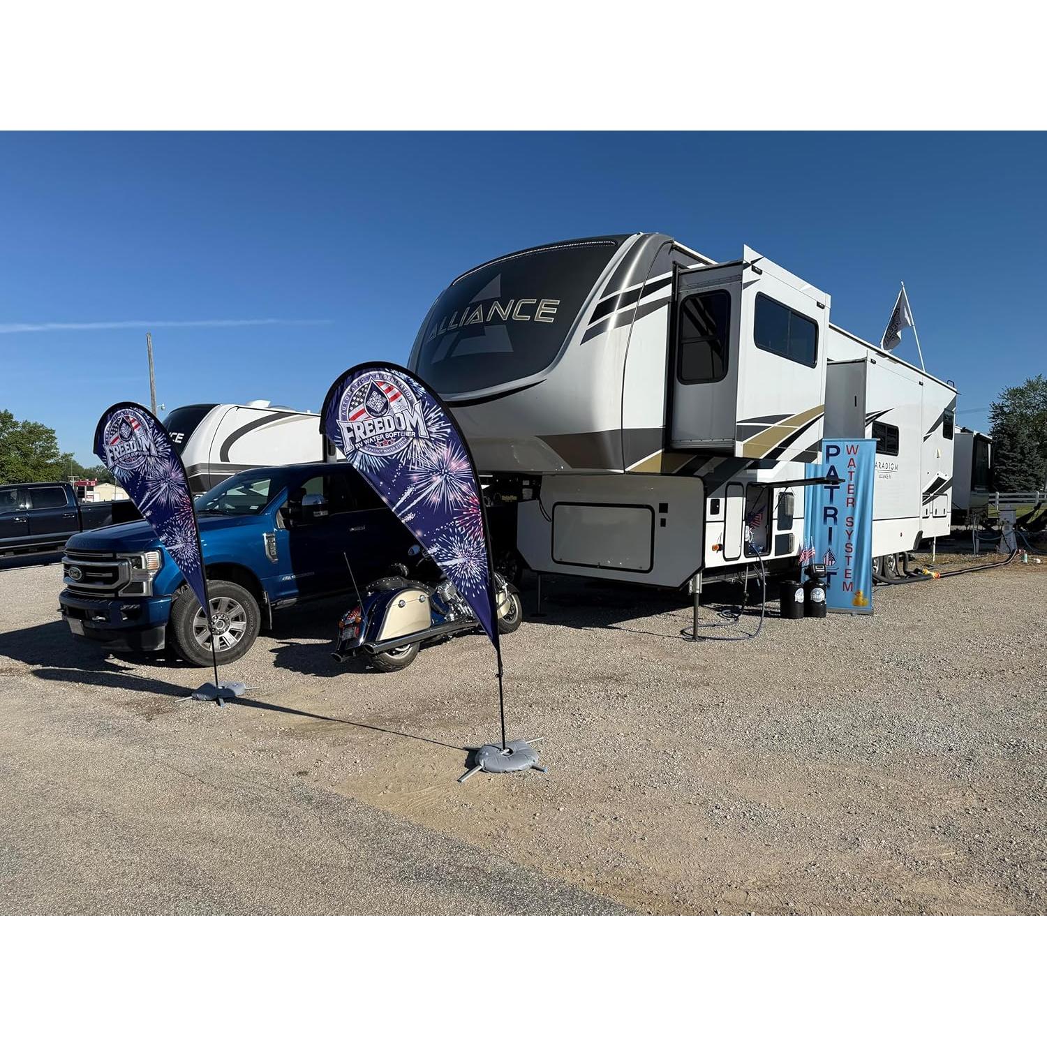 Ablandador de Agua Patriot Freedom RV - Compacto y Automático