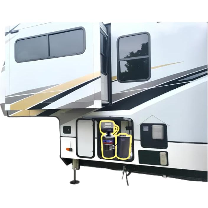 Ablandador de Agua Patriot Freedom RV - Compacto y Automático