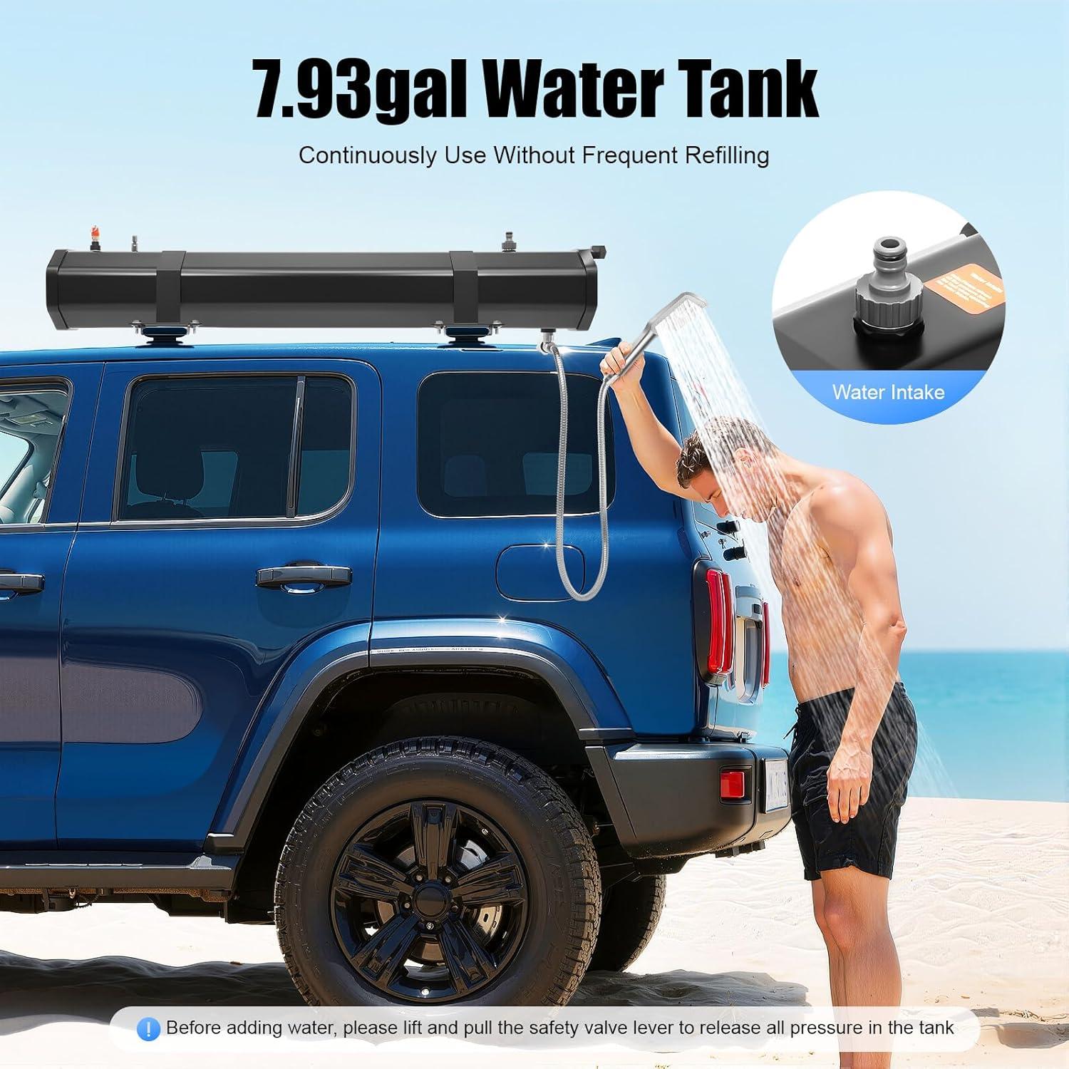 Tanque de Agua Autopresurizado 30L LIKARVA para Camping