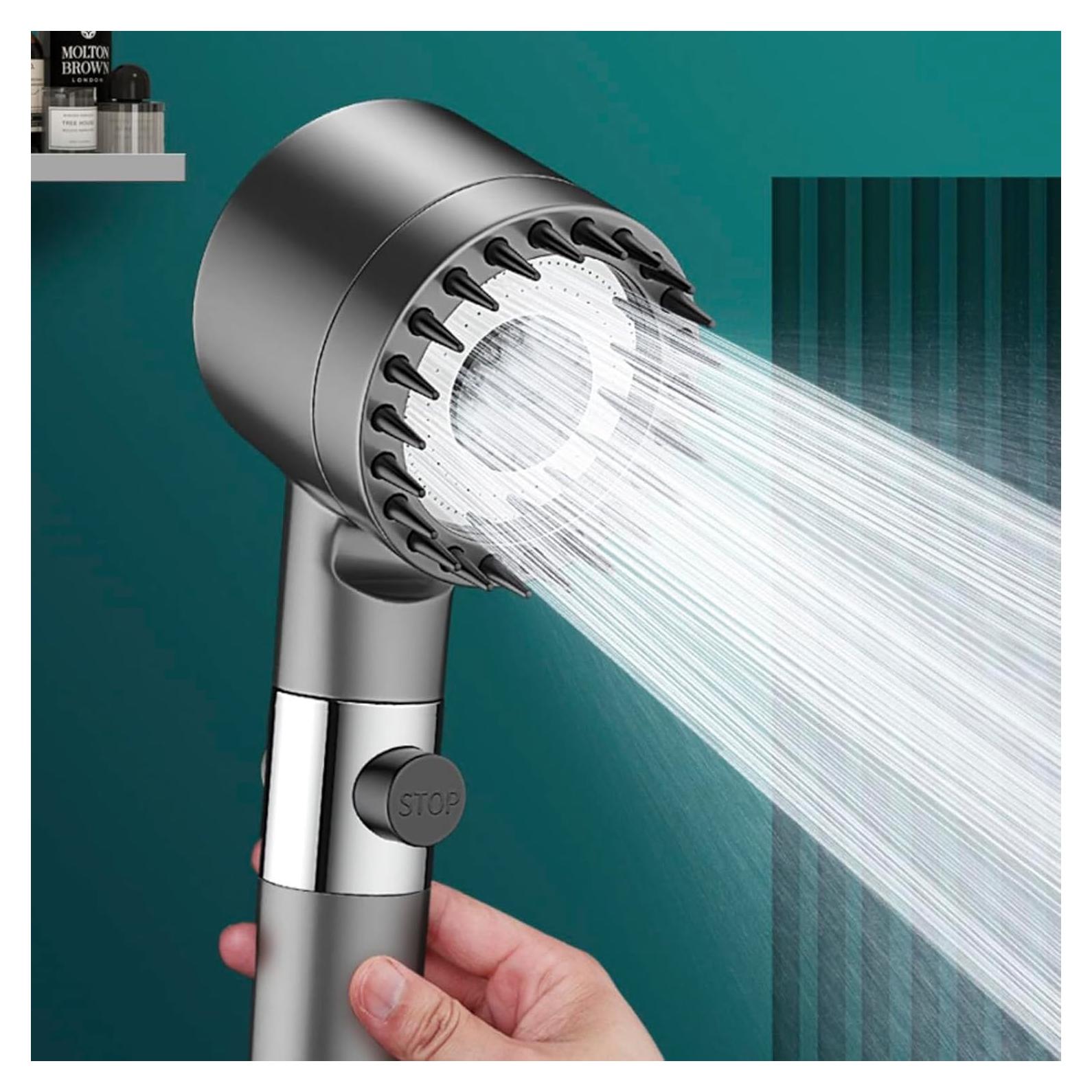 Cabezal de Ducha de Mano TINAYAUE con Filtro y 3 Modos