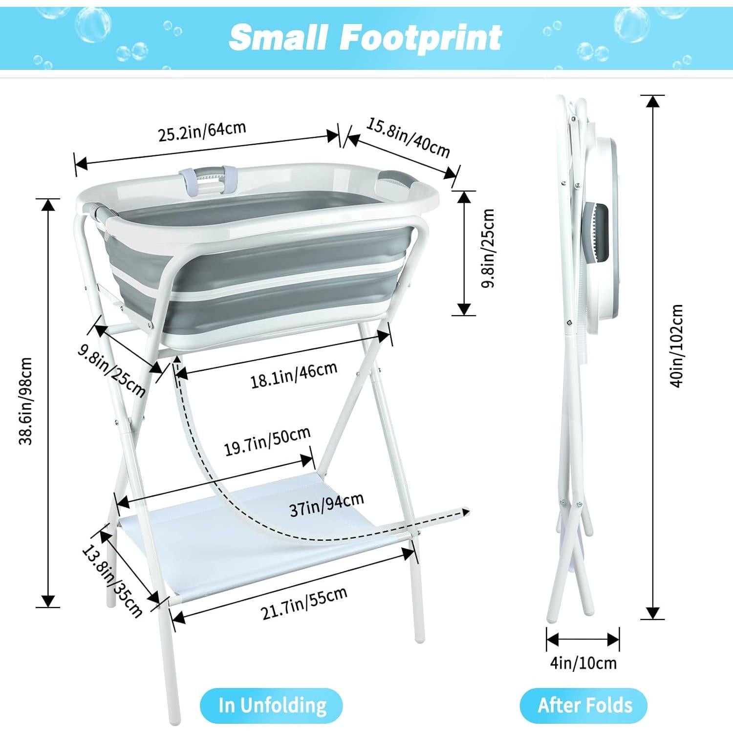 Estación de Baño Elevada FHTONGE para Perros 65x44cm