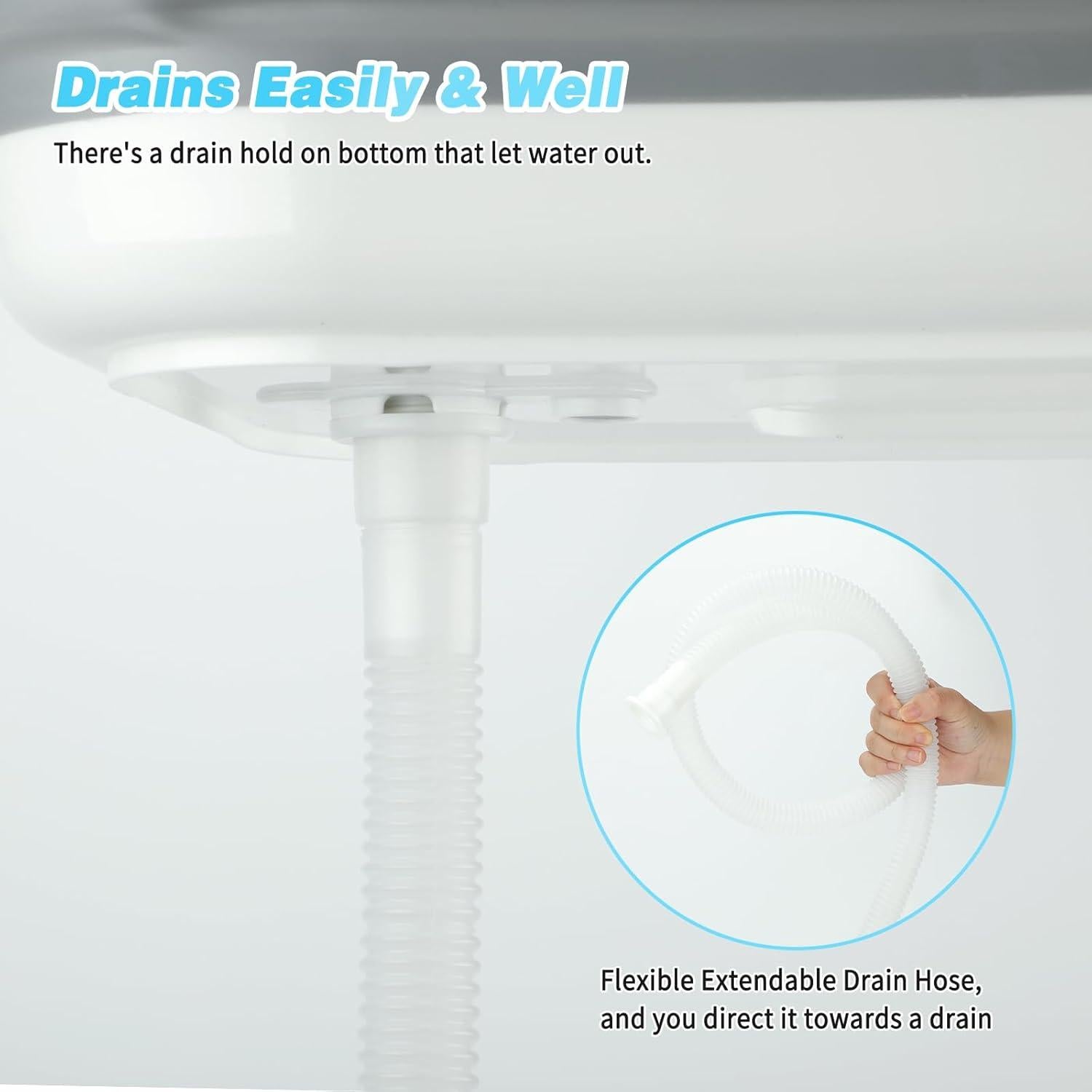 Estación de Baño Elevada FHTONGE para Perros 65x44cm