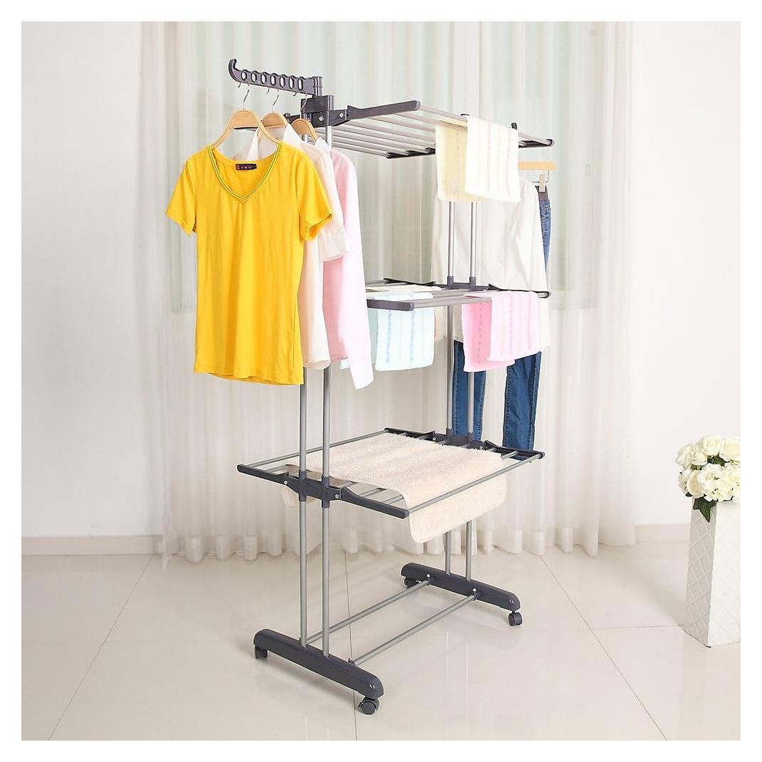 Estante para Secar Ropa Plegable Microhearth BDP-V23