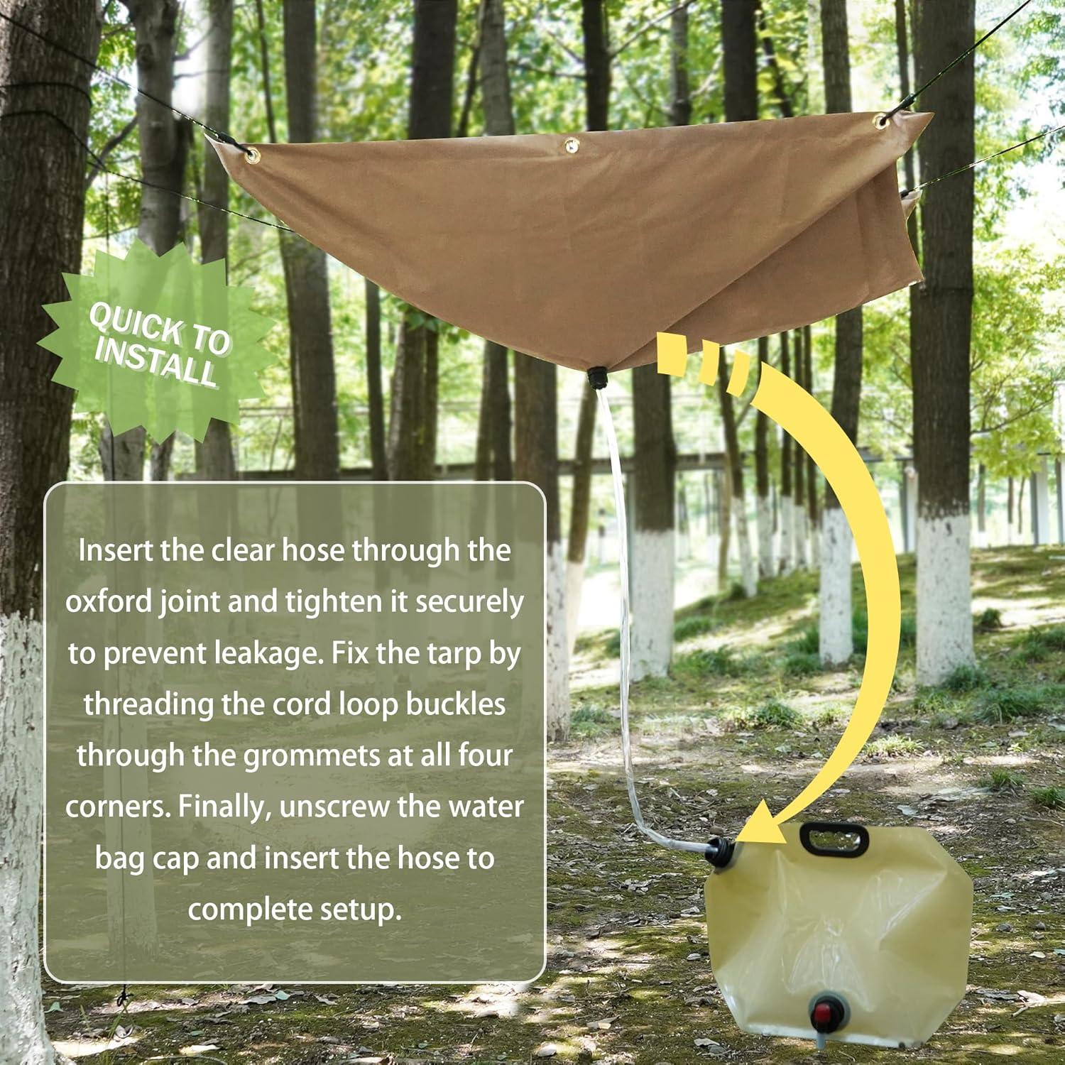 Sistema de Recolección de Agua de Lluvia GARVIN 5FT x 5FT