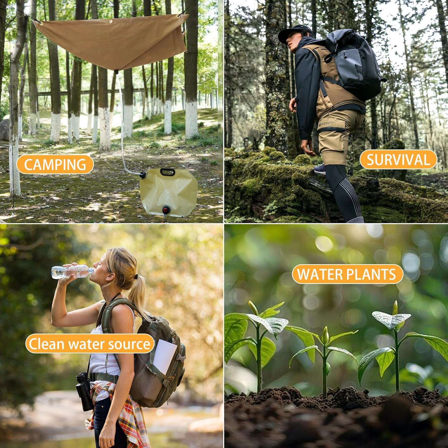 Sistema de Recolección de Agua de Lluvia GARVIN 5FT x 5FT