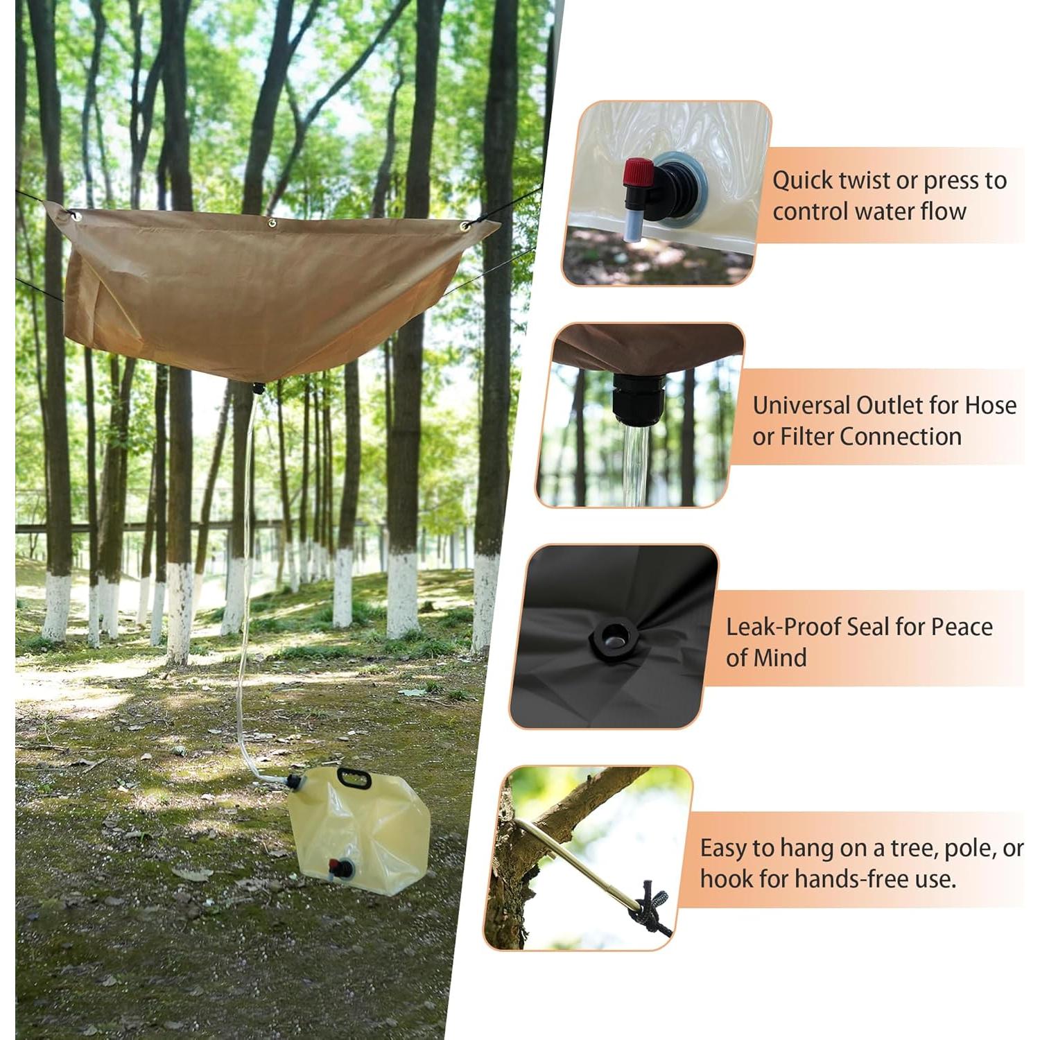 Sistema de Recolección de Agua de Lluvia GARVIN 5FT x 5FT