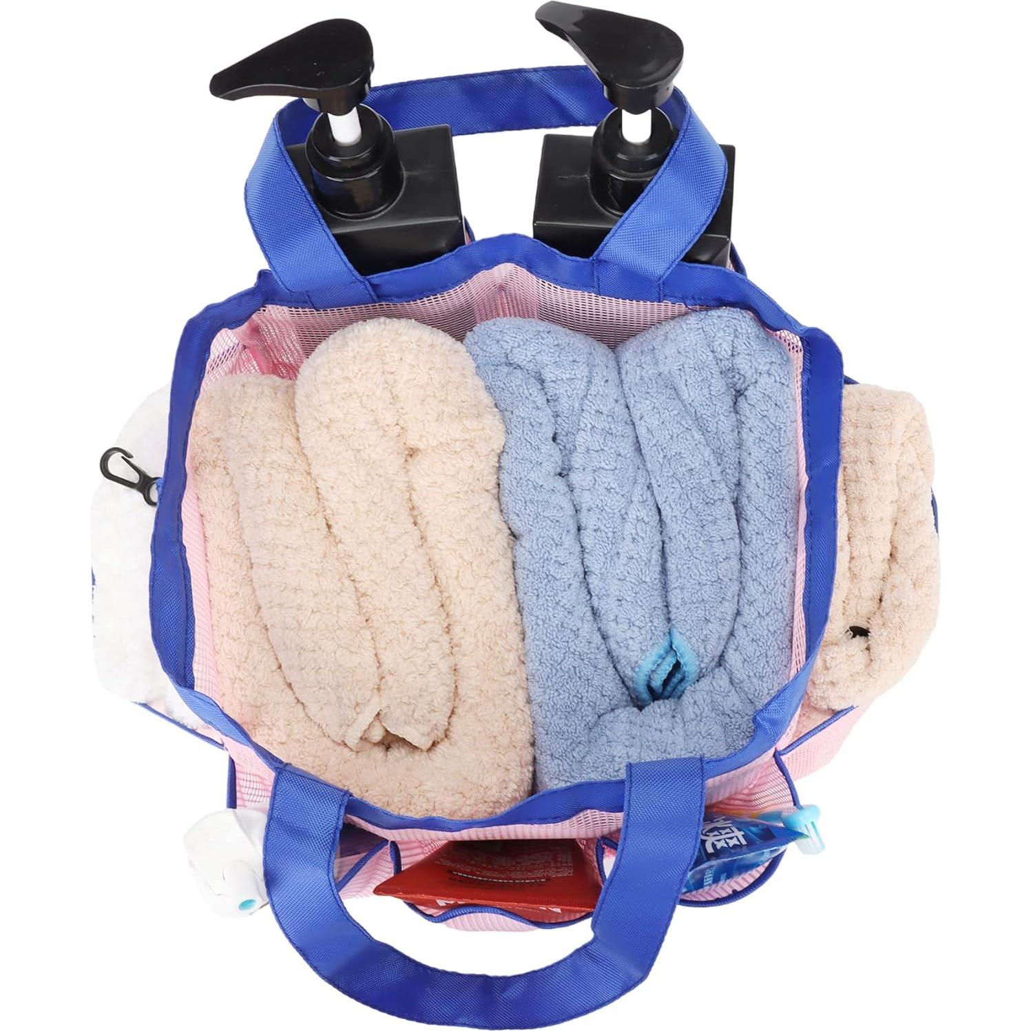 Caddy de Ducha de Malla Nvatorfox 2 Pack Azul Zafiro