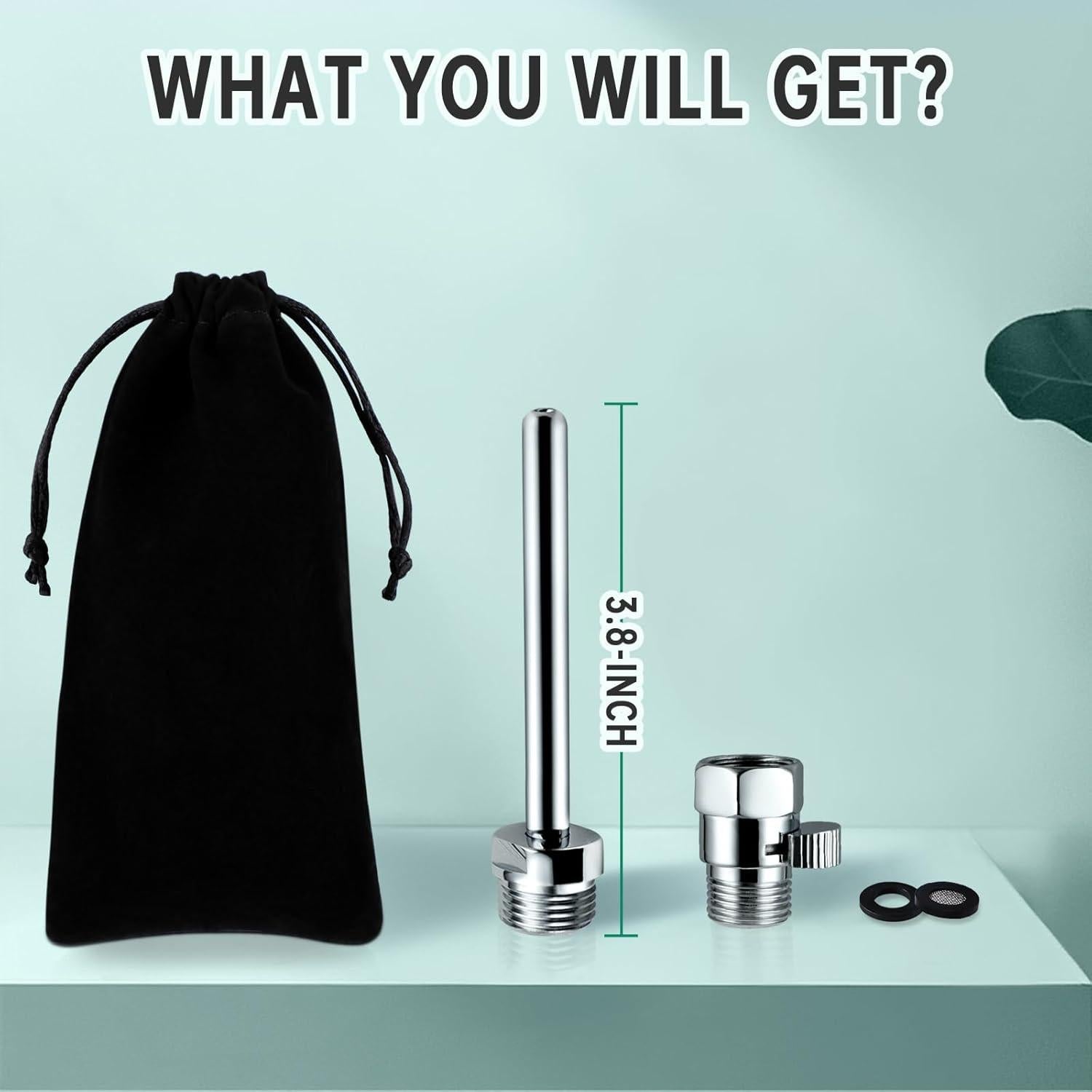 Kit de Enema de Ducha V-Frankness con Boquilla Suave 22.86 cm