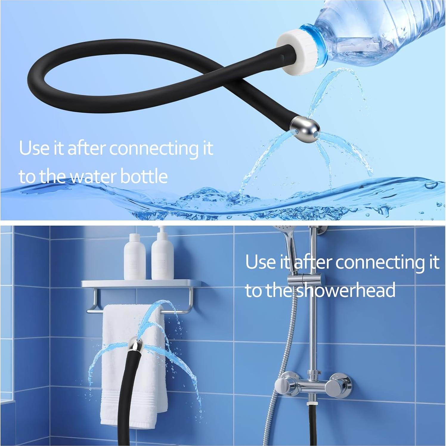 Sistema de Enema de Ducha GASIKYA 100 cm con Boquillas