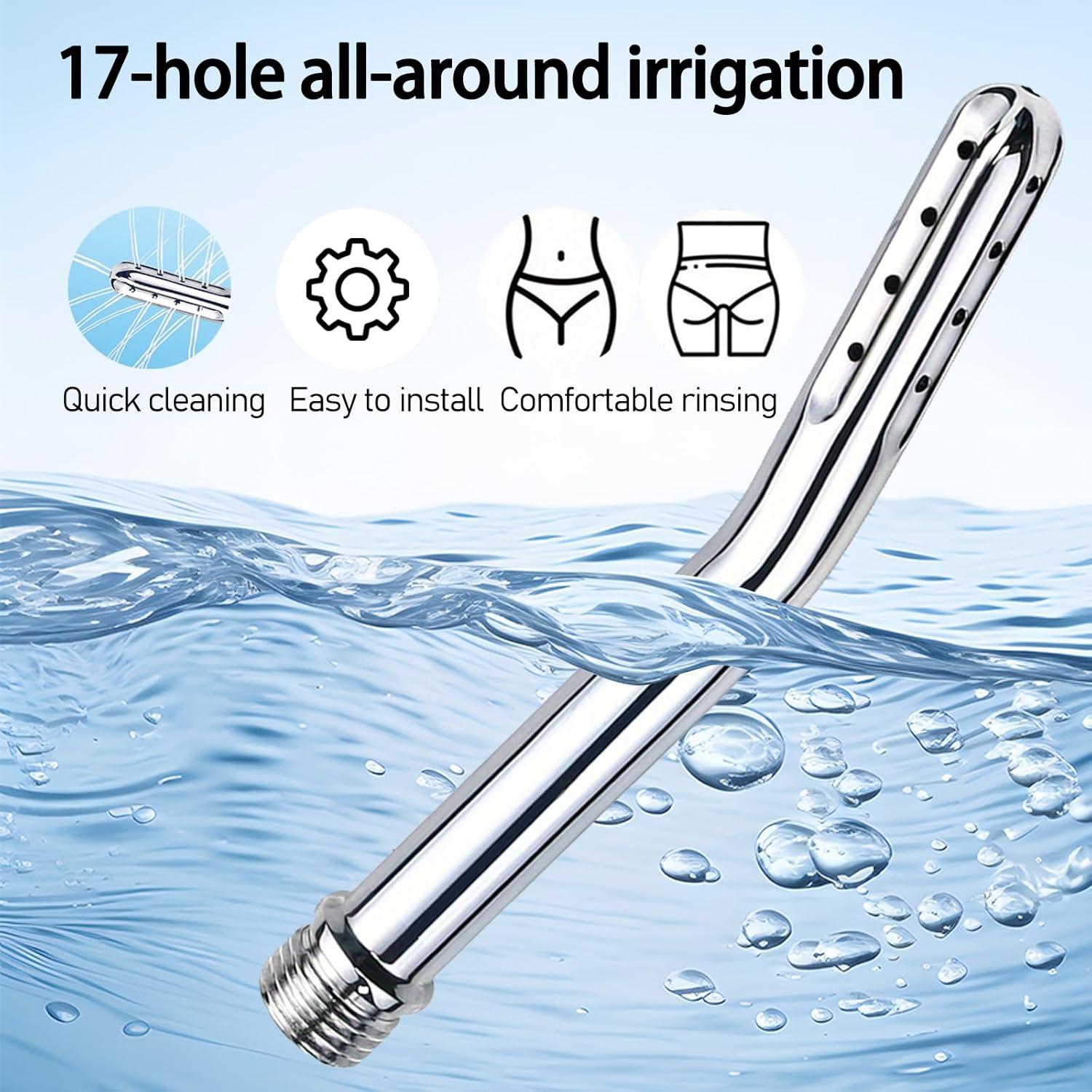 Kit de Enema de Ducha VBXCFT, Limpieza de Colon, 17 cm