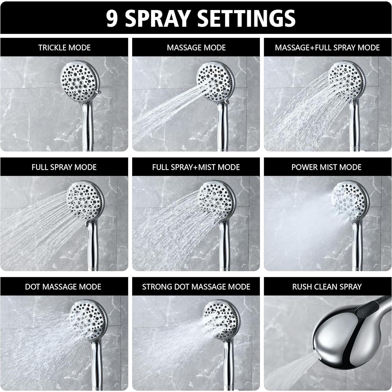 Sistema de Ducha Sumerain con Ducha de Mano Filtrada 9"