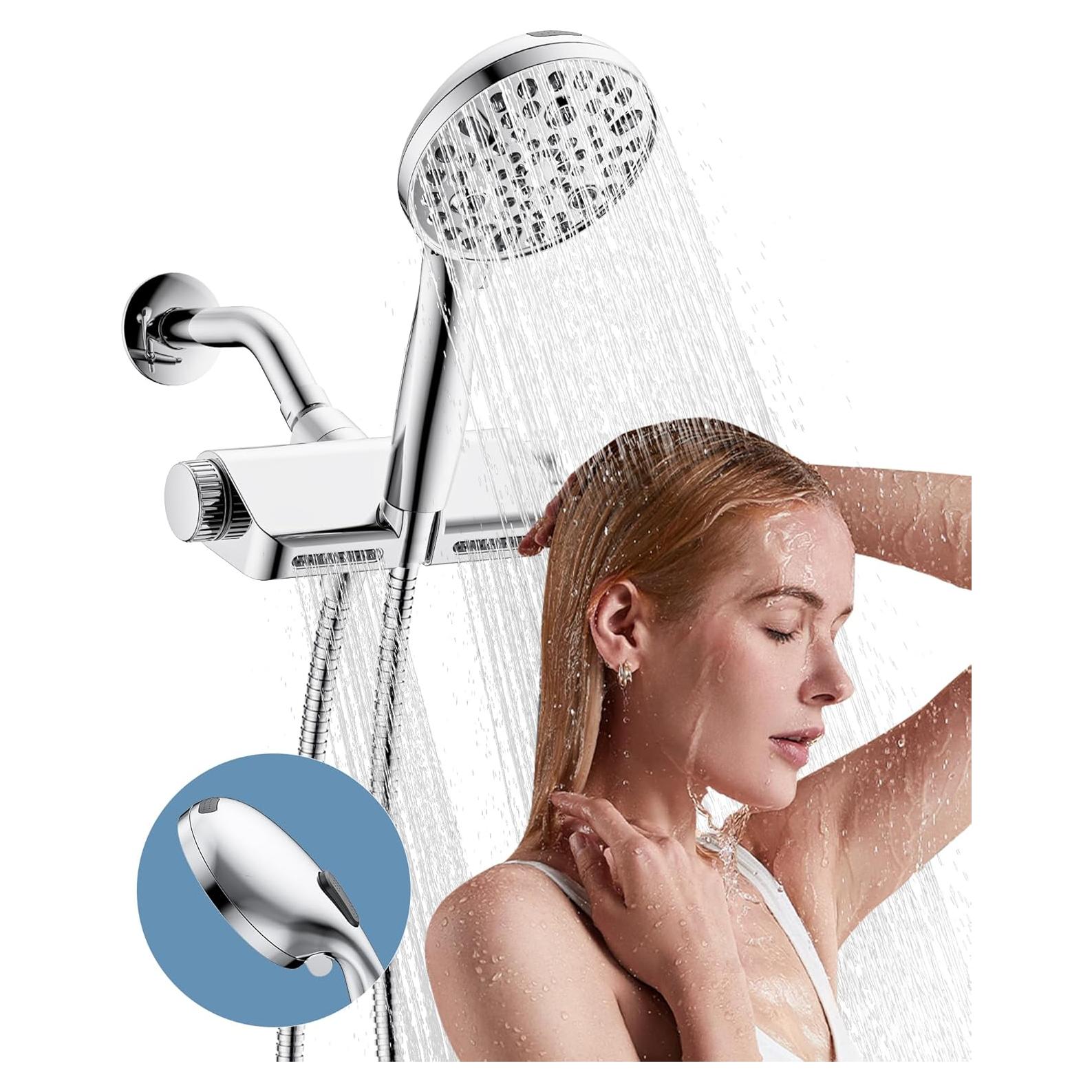 Cabezal de Ducha Filtrado Egretshower 2-en-1 Alta Presión