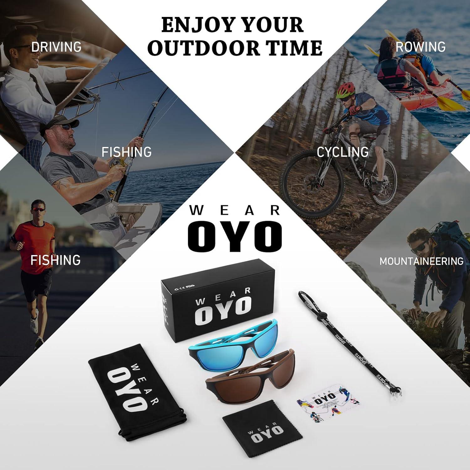 Gafas de sol deportivas WEAROYO polarizadas UV400