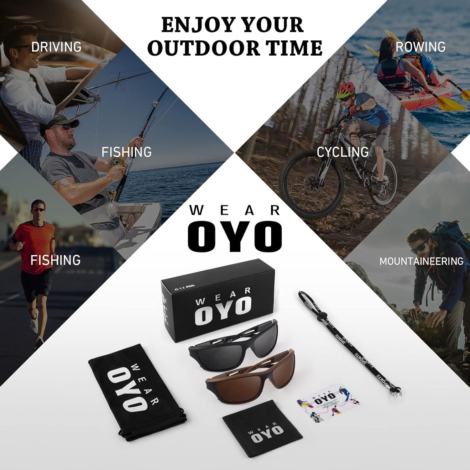 Gafas de sol deportivas WEAROYO polarizadas UV400