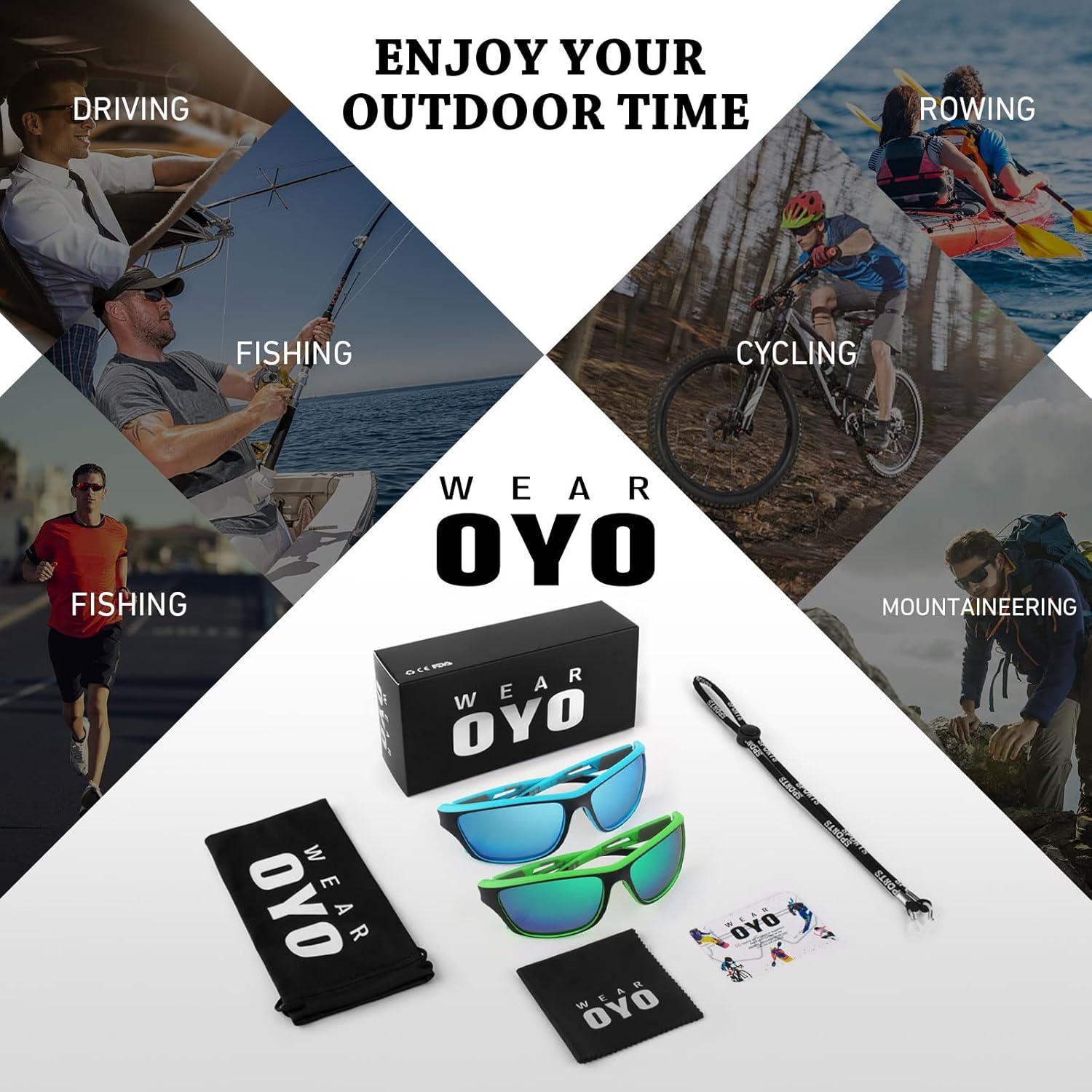 Gafas de sol deportivas WEAROYO polarizadas UV400