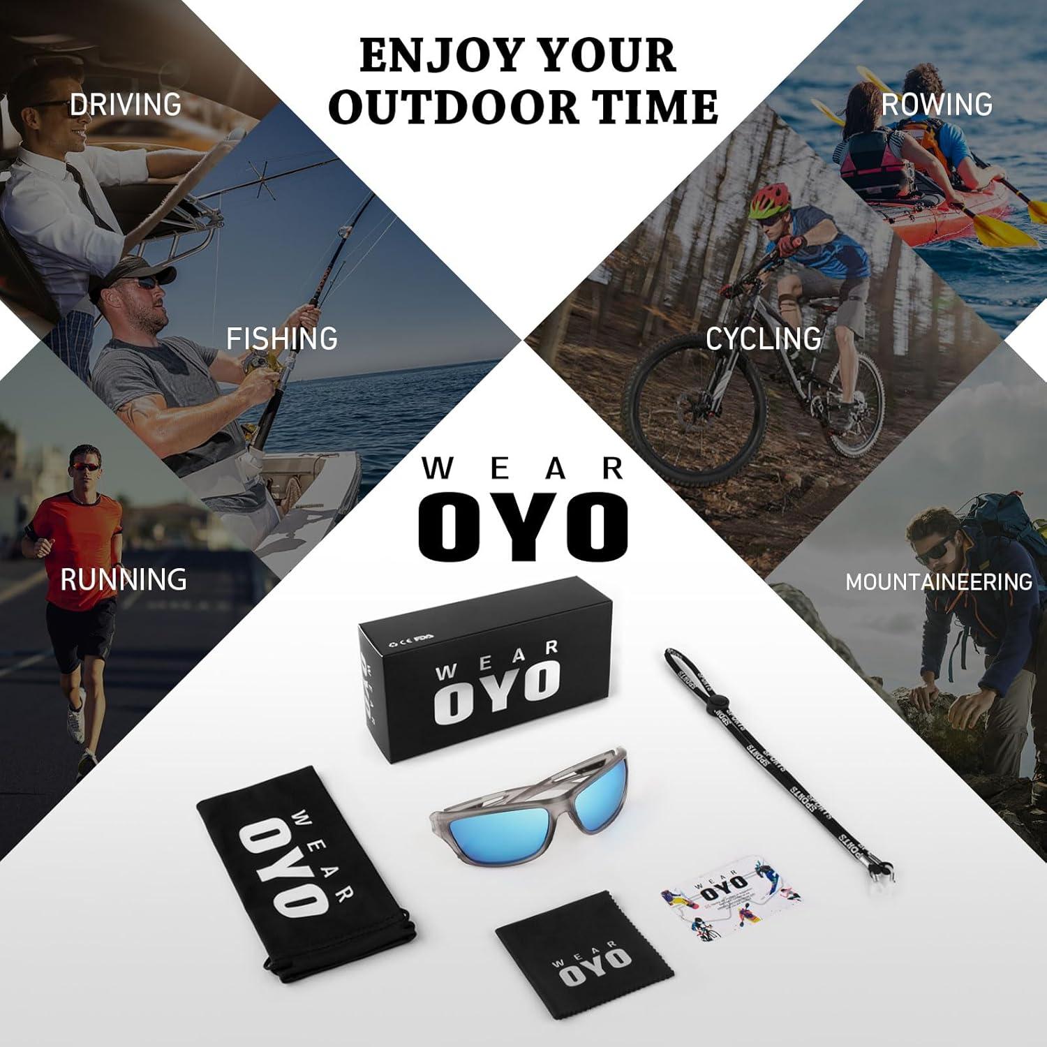 Gafas de sol deportivas WEAROYO polarizadas UV400