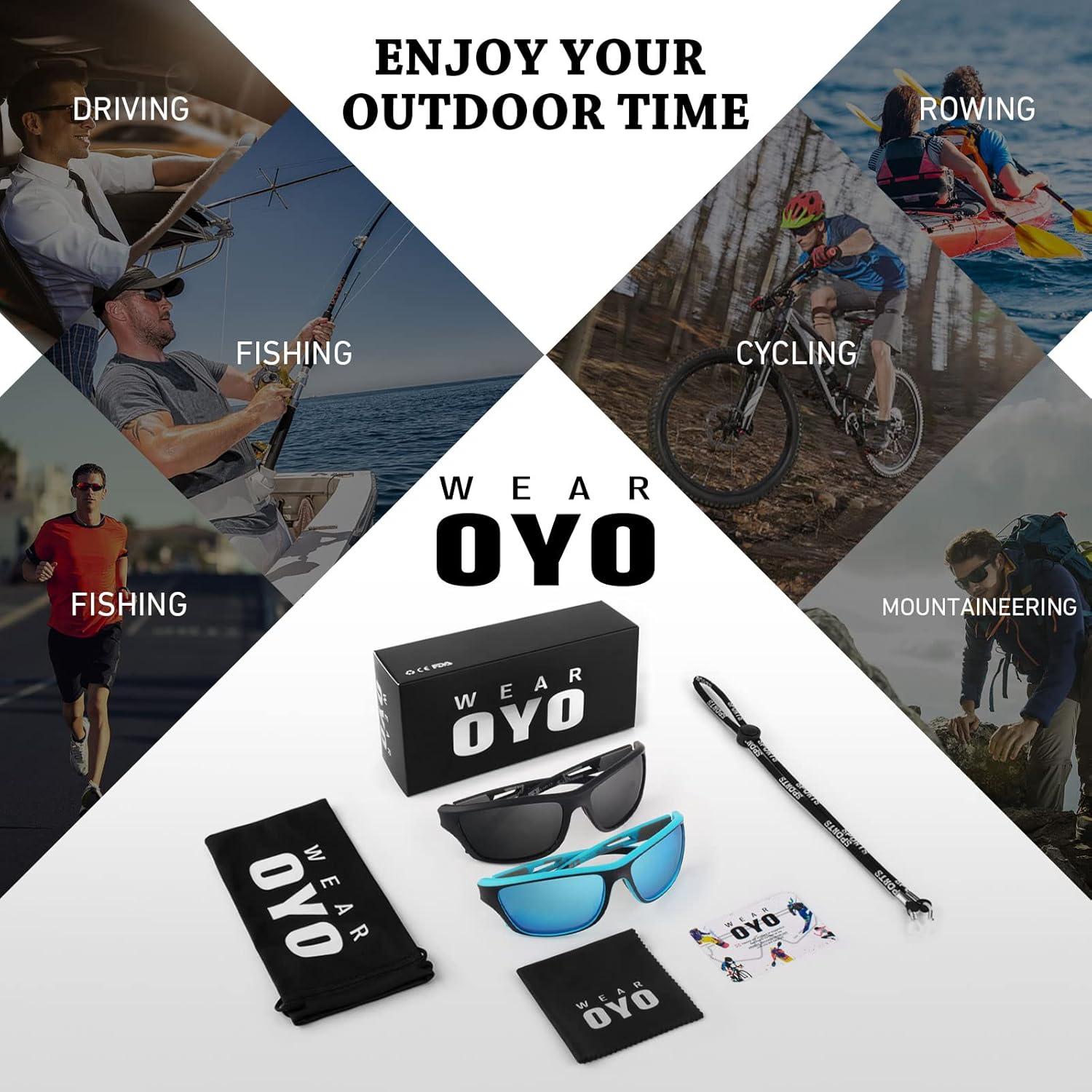 Gafas de sol deportivas WEAROYO polarizadas UV400