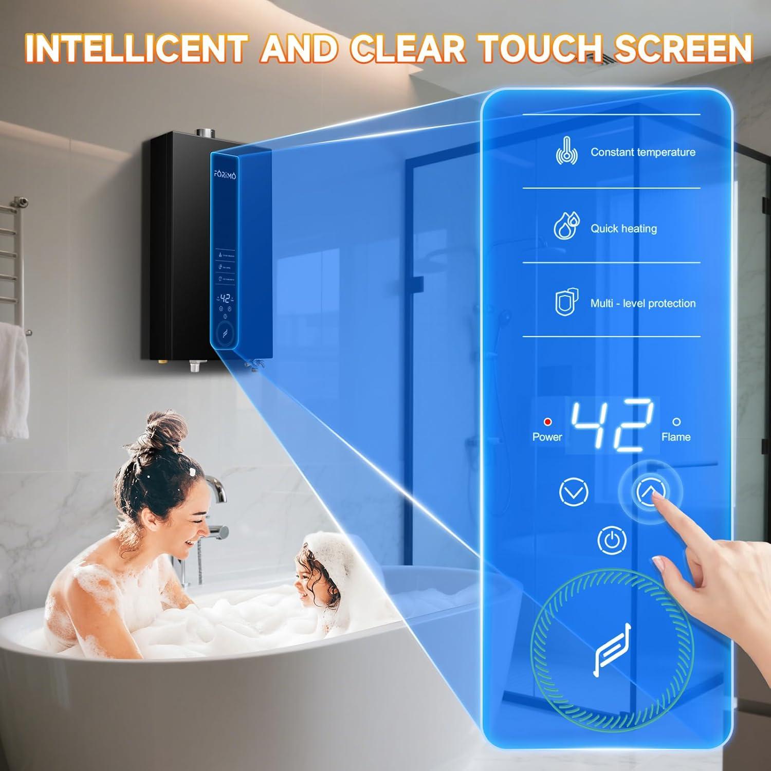 Calentador de Agua Sin Tanque Propano Forimo 16L Digital