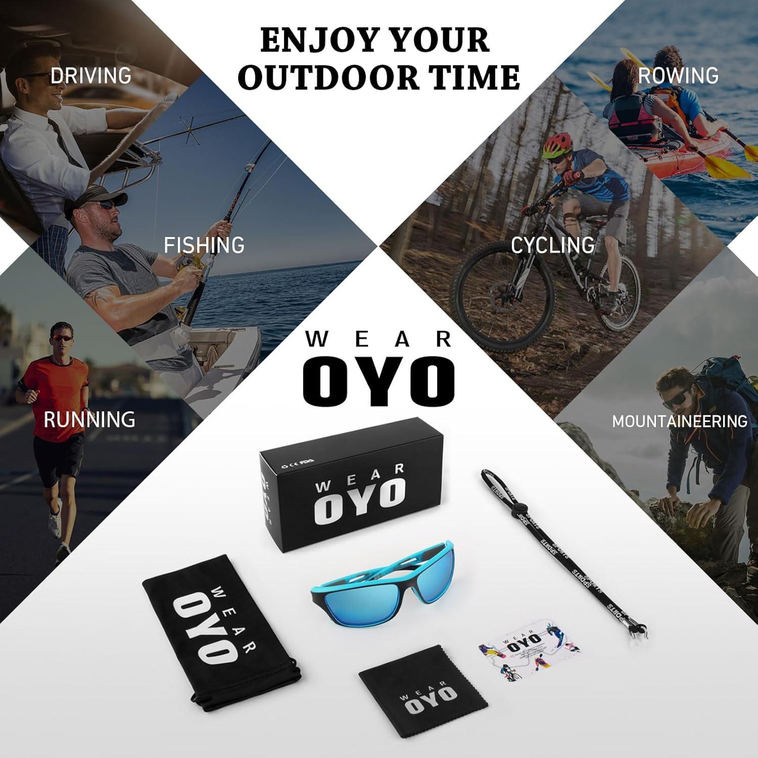 Gafas de sol deportivas WEAROYO polarizadas UV400