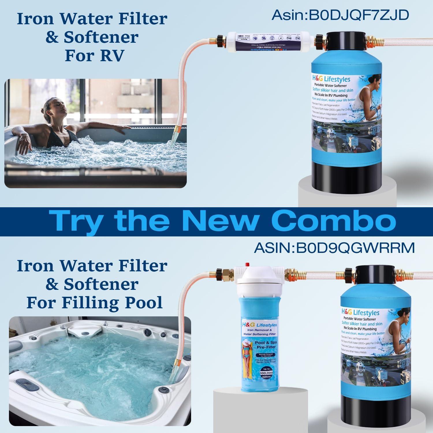 Ablandador de Agua Portátil H&G WSR713 2600 Galones