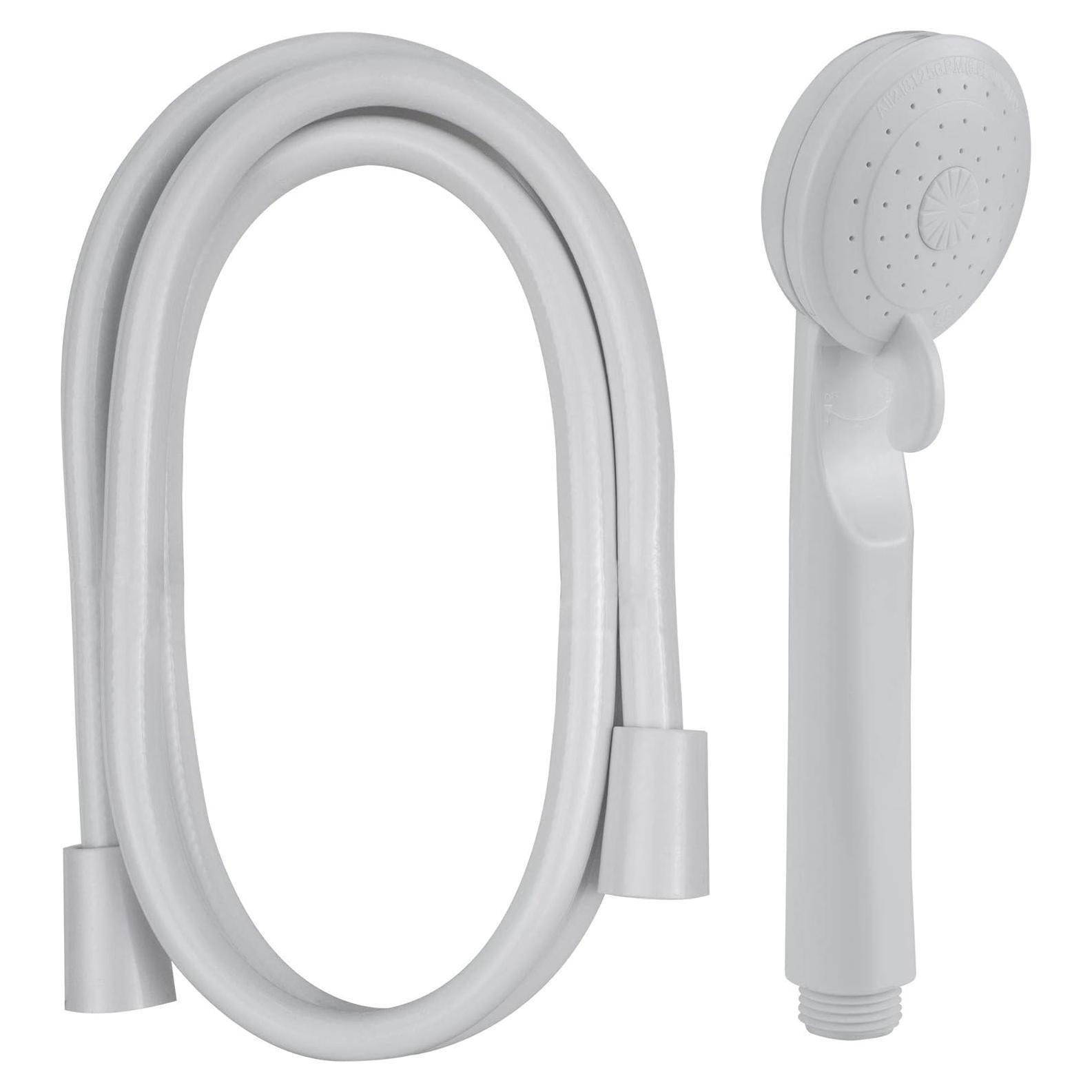 Cabezal de Ducha de Mano RecPro Blanco 152.4 cm Ajustable