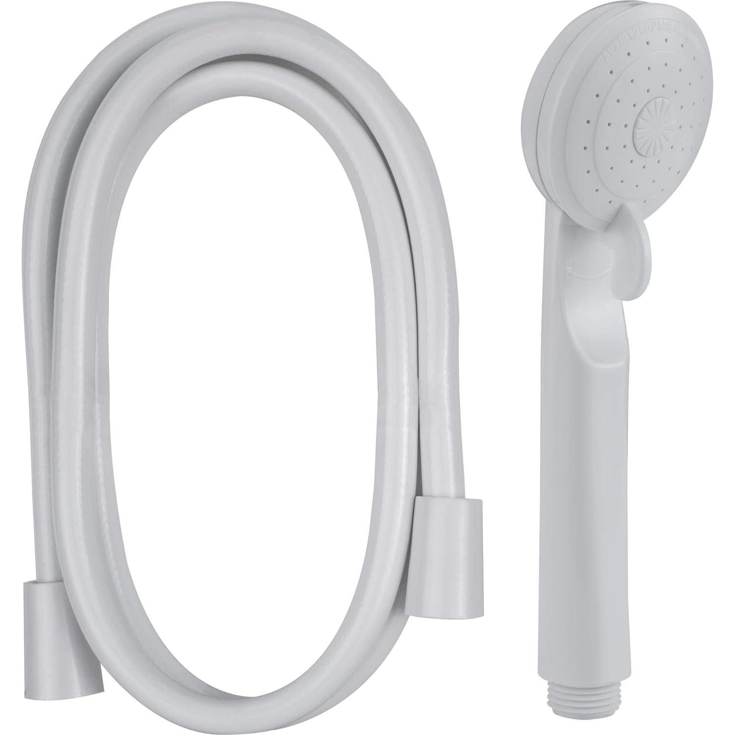 Cabezal de Ducha de Mano RecPro Blanco 152.4 cm Ajustable