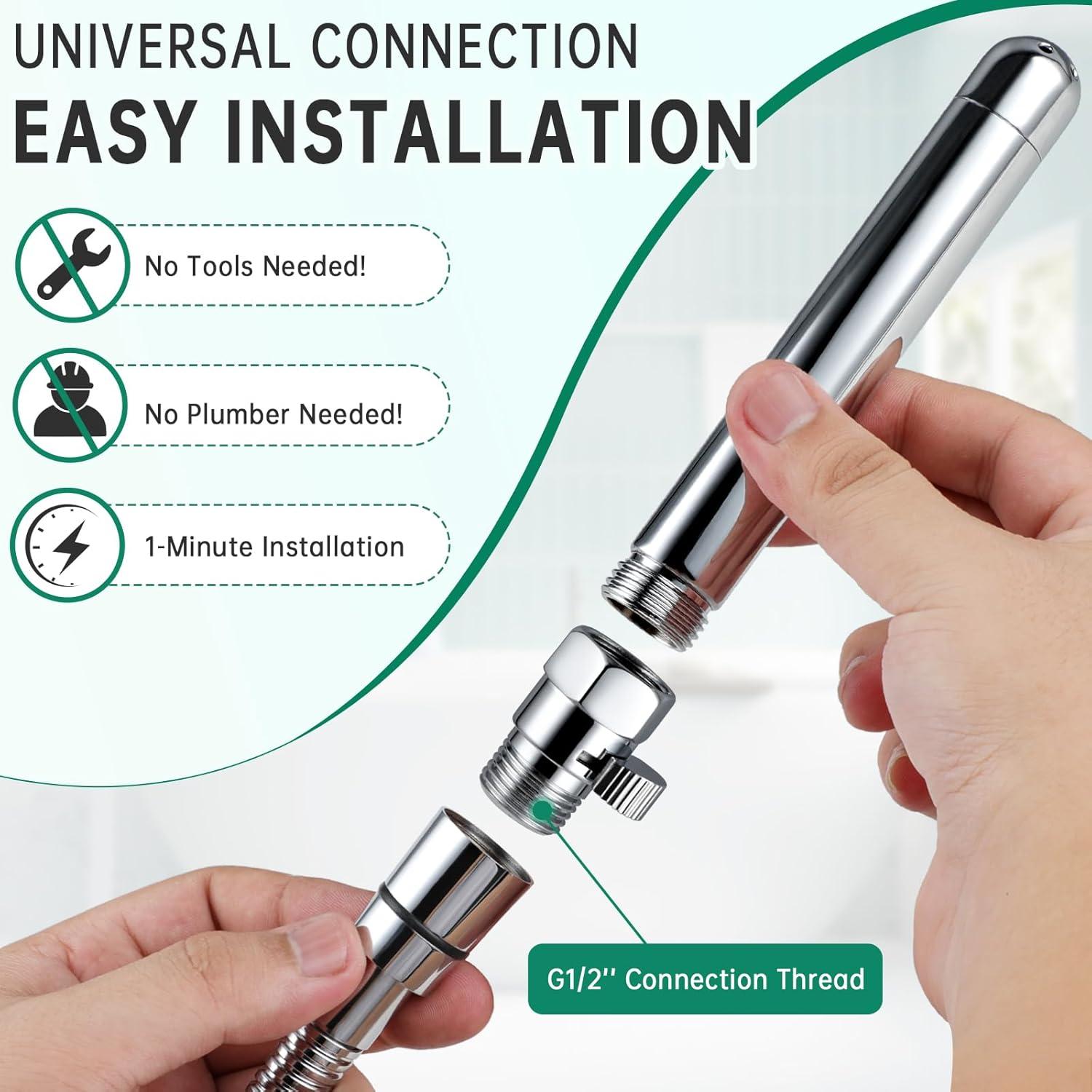 Kit de Enema de Ducha V-Frankness 22.86 cm con Válvula de Control