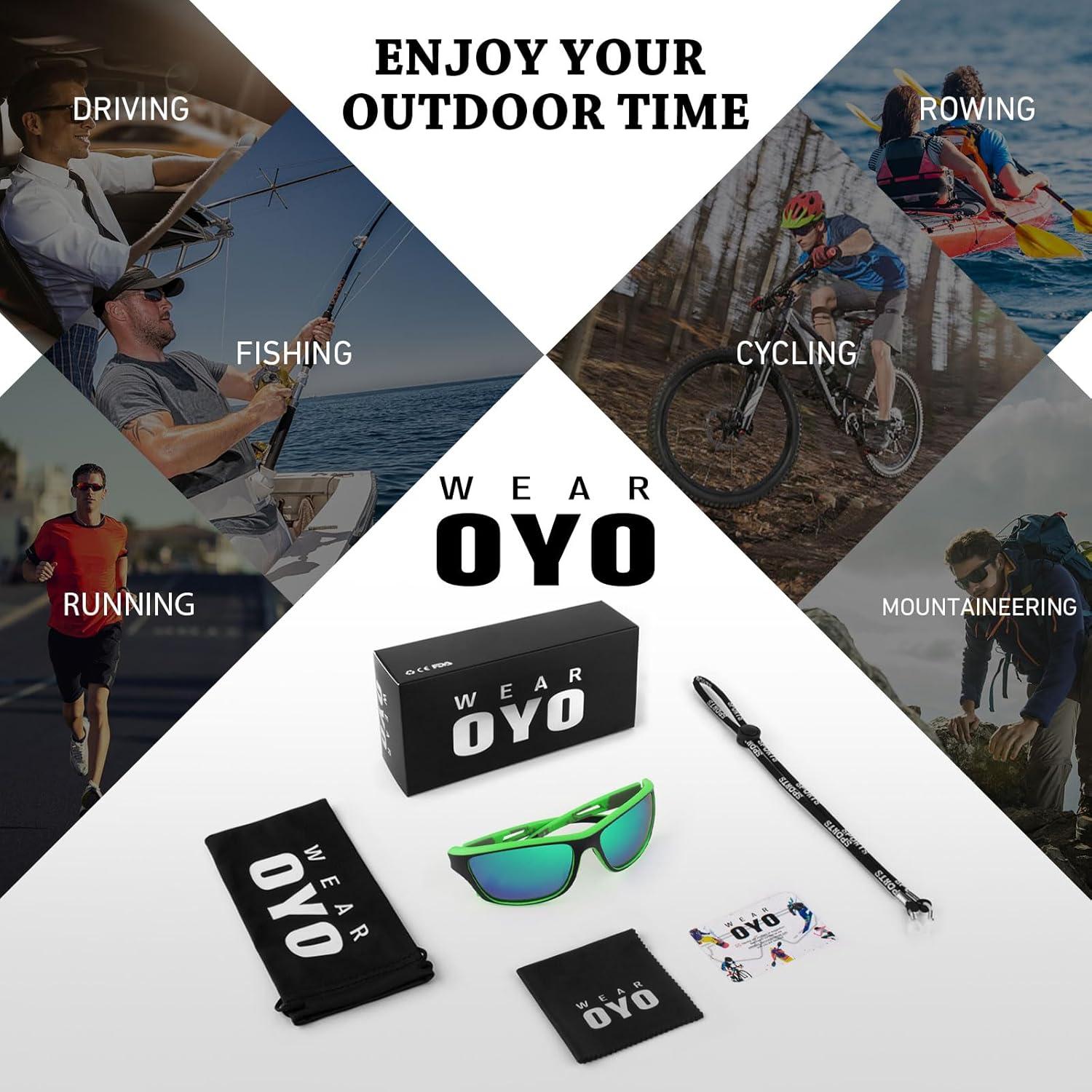 Gafas de sol deportivas WEAROYO polarizadas UV400