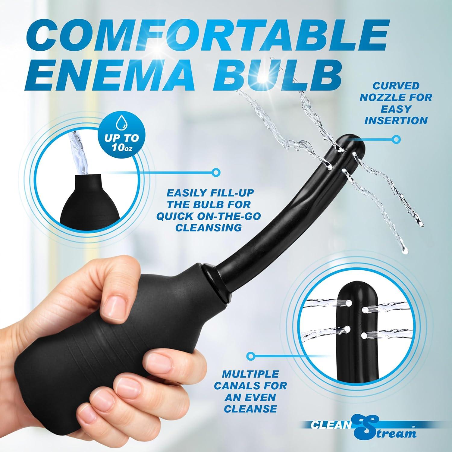 Kit de Enema CleanStream con Manguera 1.83m y Boquillas