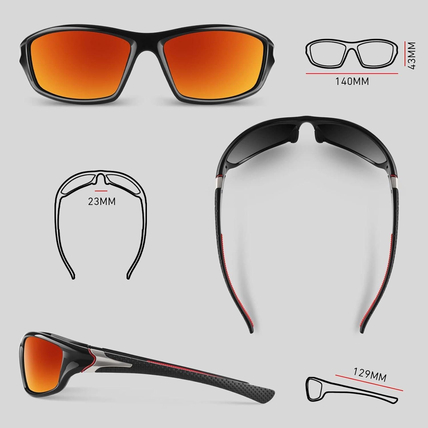 Gafas de sol deportivas WEAROYO polarizadas UV400