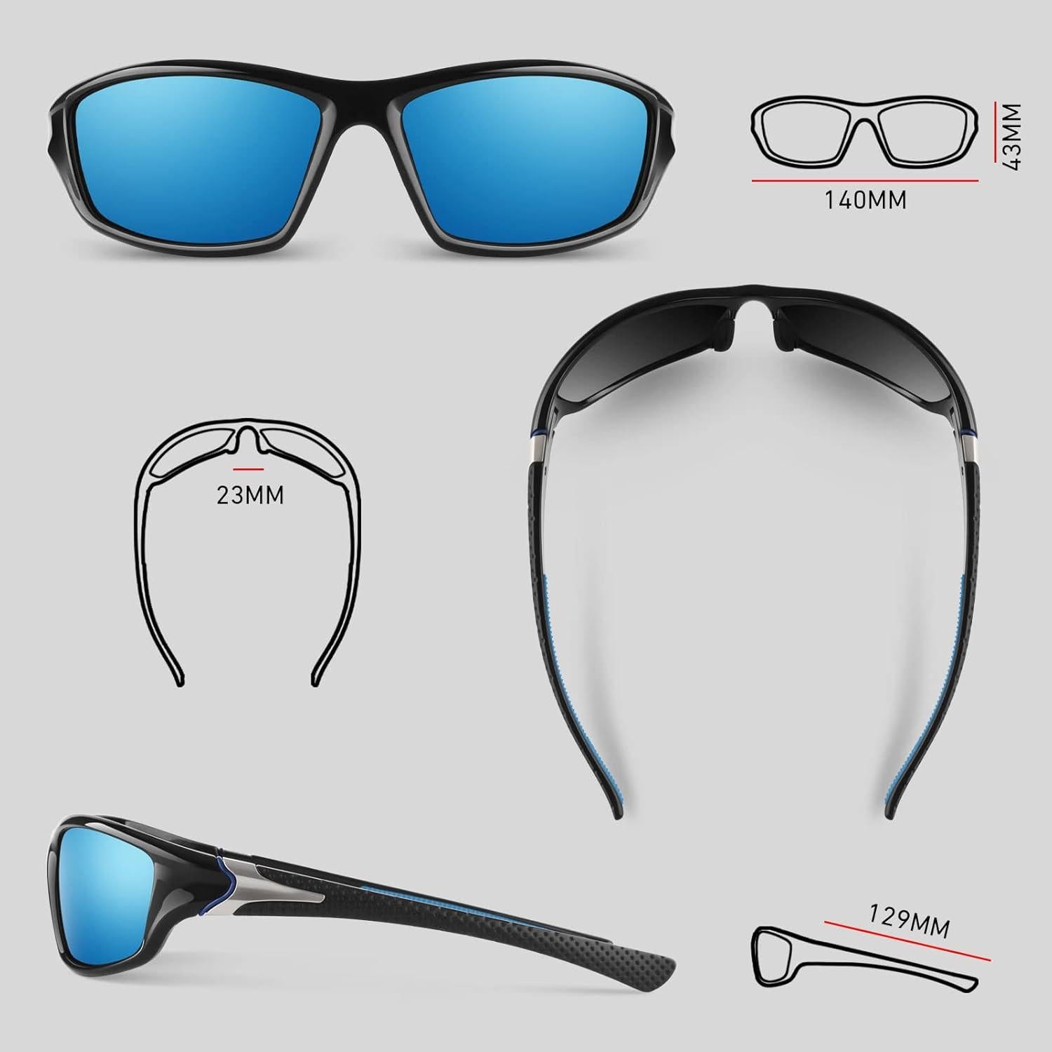 Gafas de sol deportivas WEAROYO polarizadas UV400