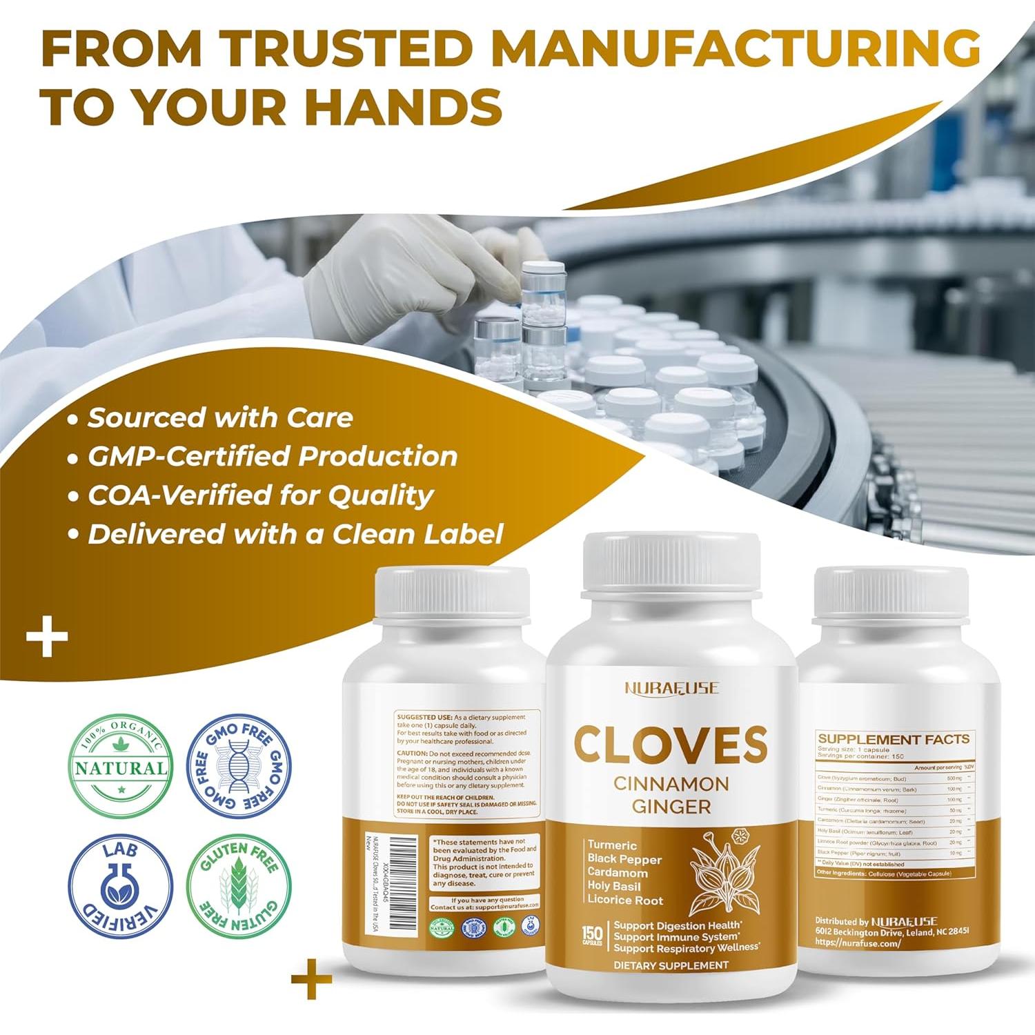 Suplemento Digestivo Liposomal Nurafuse 150 Cápsulas