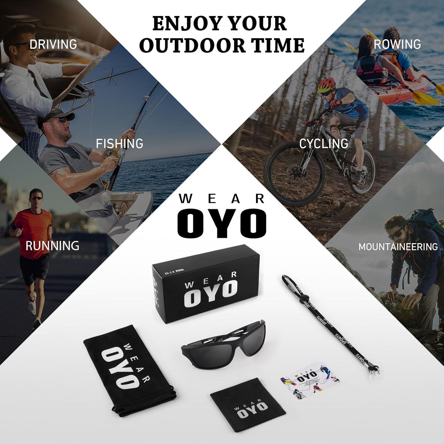 Gafas de sol deportivas WEAROYO polarizadas UV400