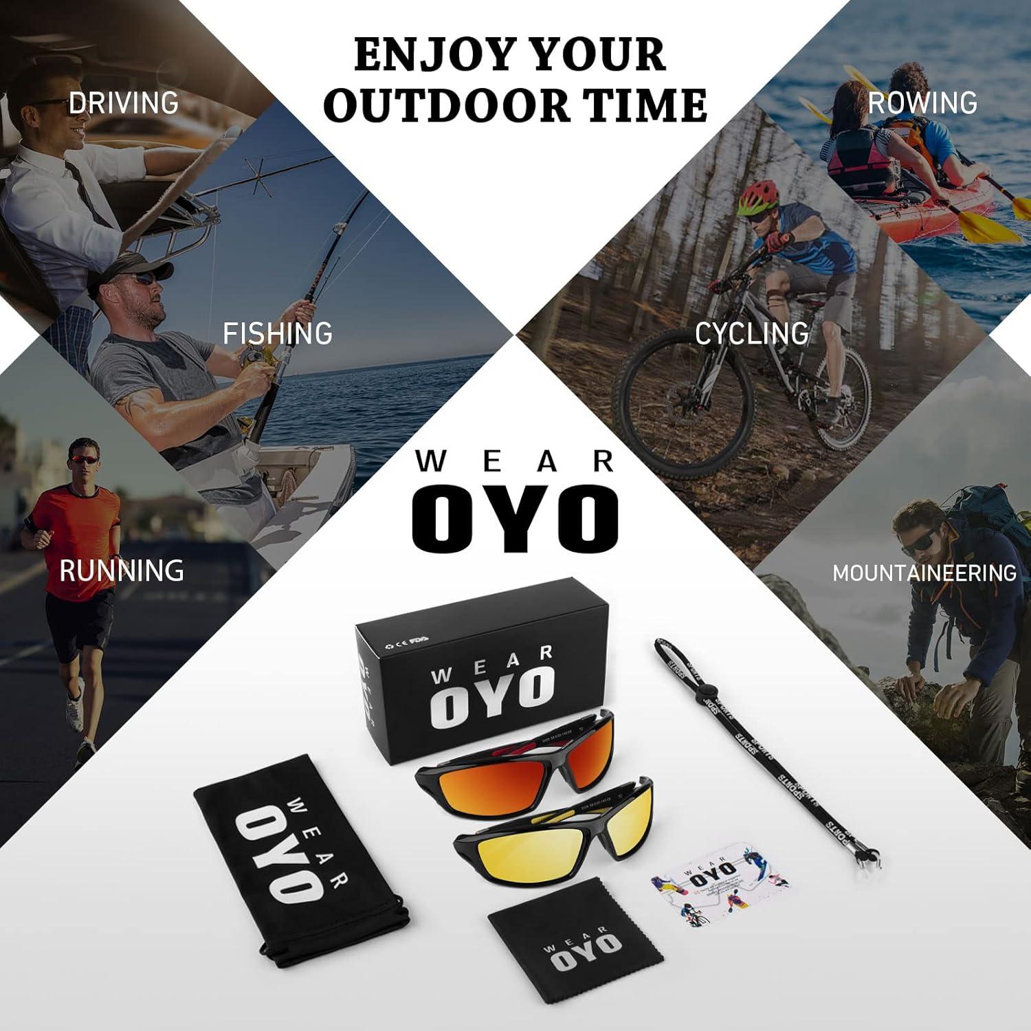 Gafas de sol deportivas WEAROYO polarizadas UV400