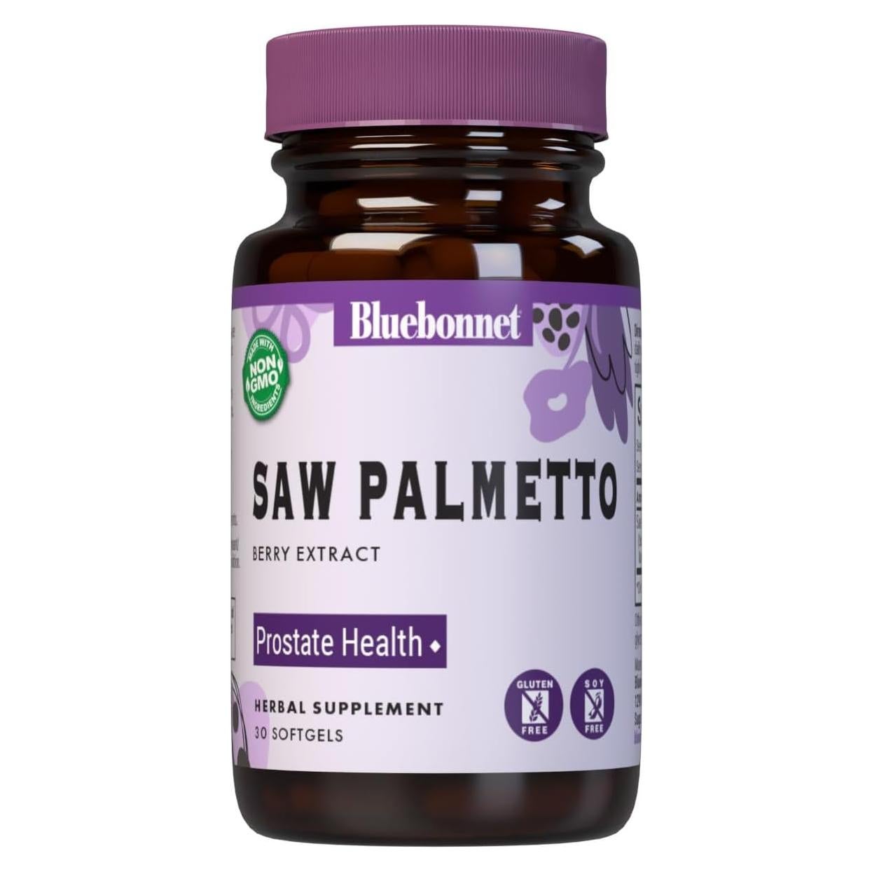Suplemento de Saw Palmetto BlueBonnet 320 mg 30 Cápsulas