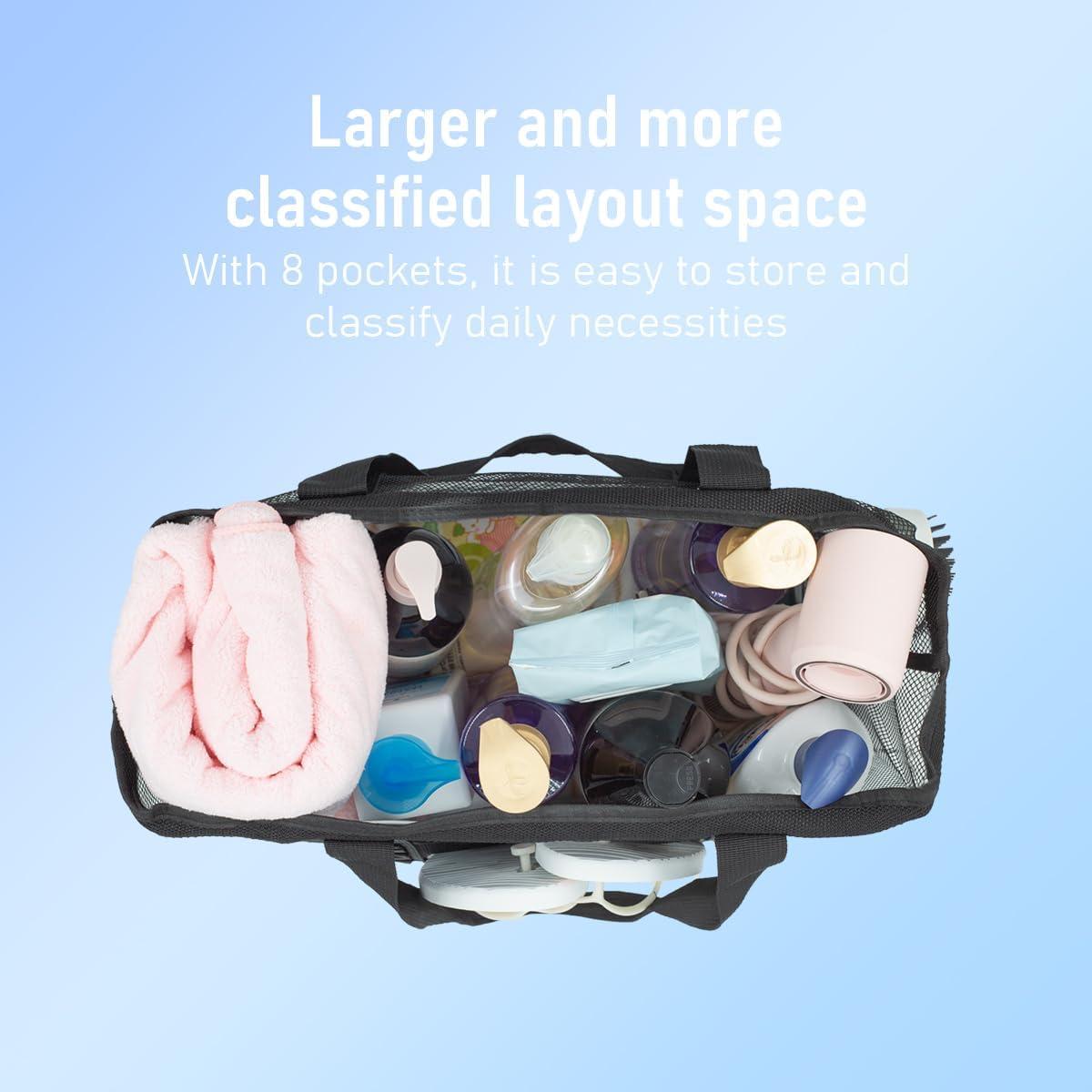 Organizador de Ducha Waspot 8 Bolsillos Impermeable 26.9cm