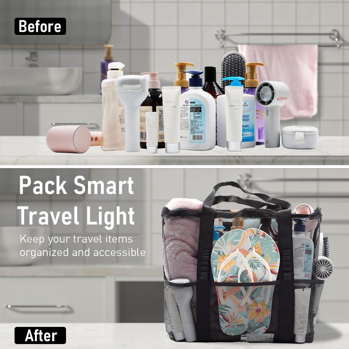 Organizador de Ducha Waspot 8 Bolsillos Impermeable 26.9cm