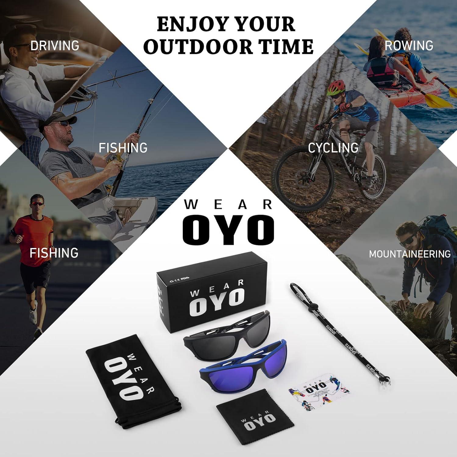 Gafas de sol deportivas WEAROYO polarizadas UV400