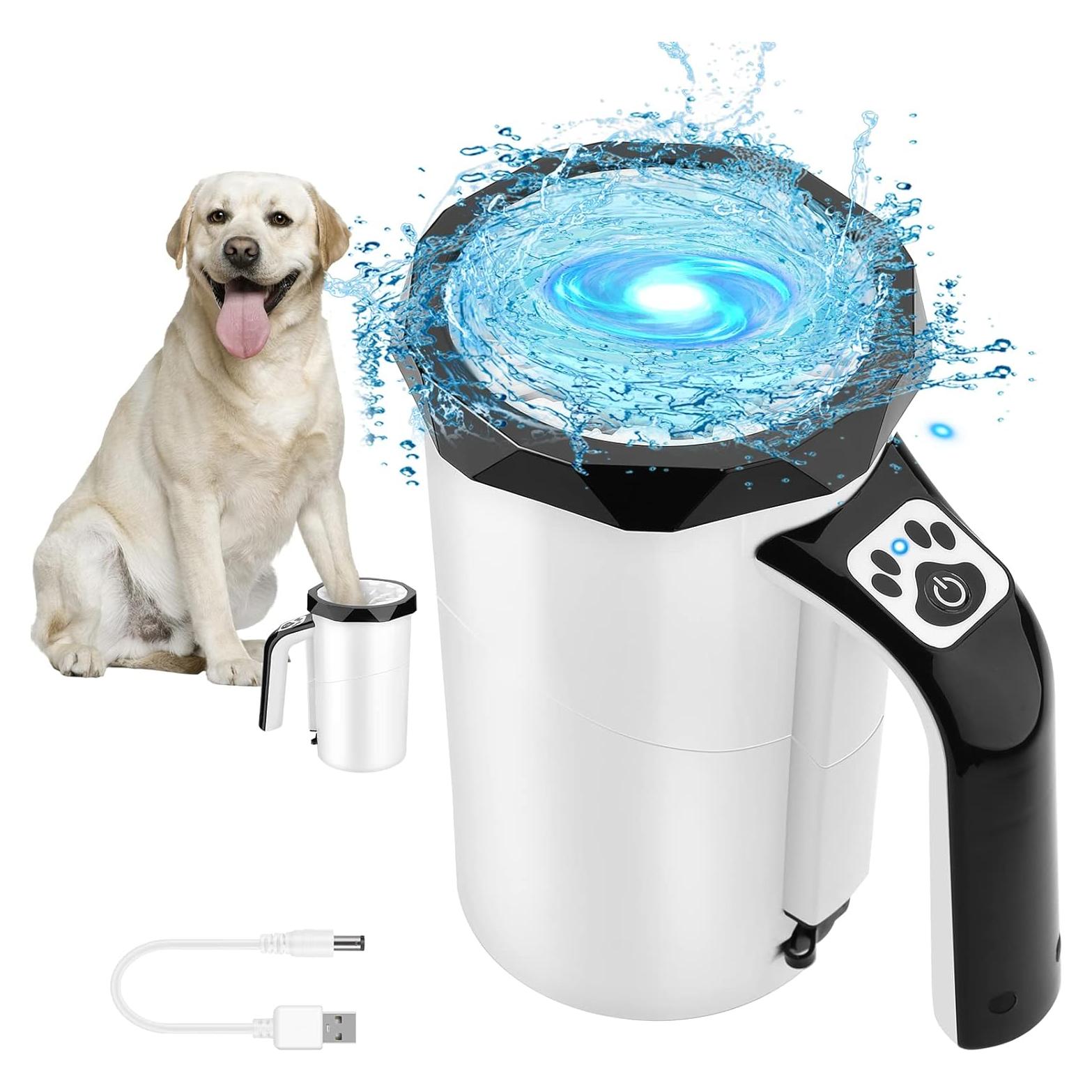 Limpiador Automático de Patas de Perro MYPIN Negro 7.4V Recargable