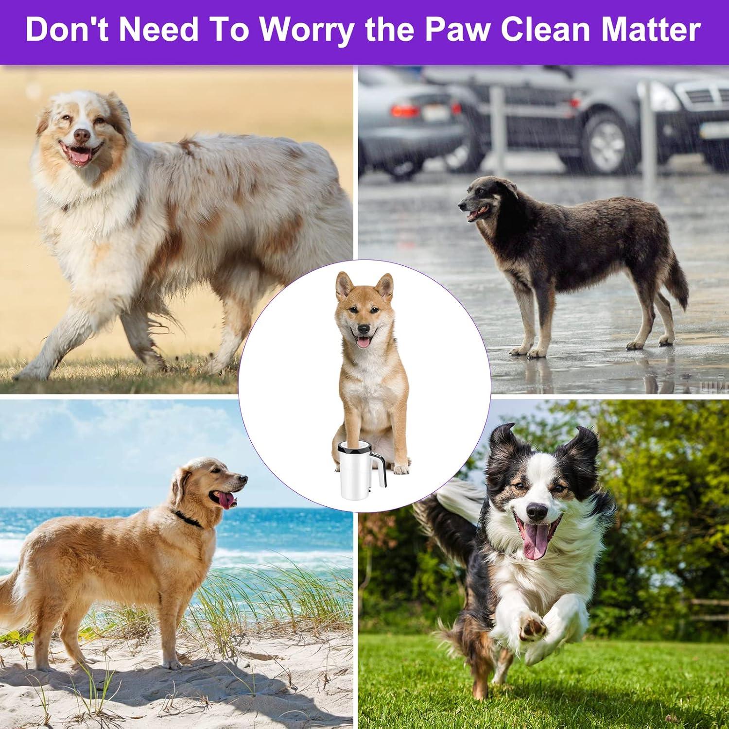 Limpiador Automático de Patas de Perro MYPIN Negro 7.4V Recargable