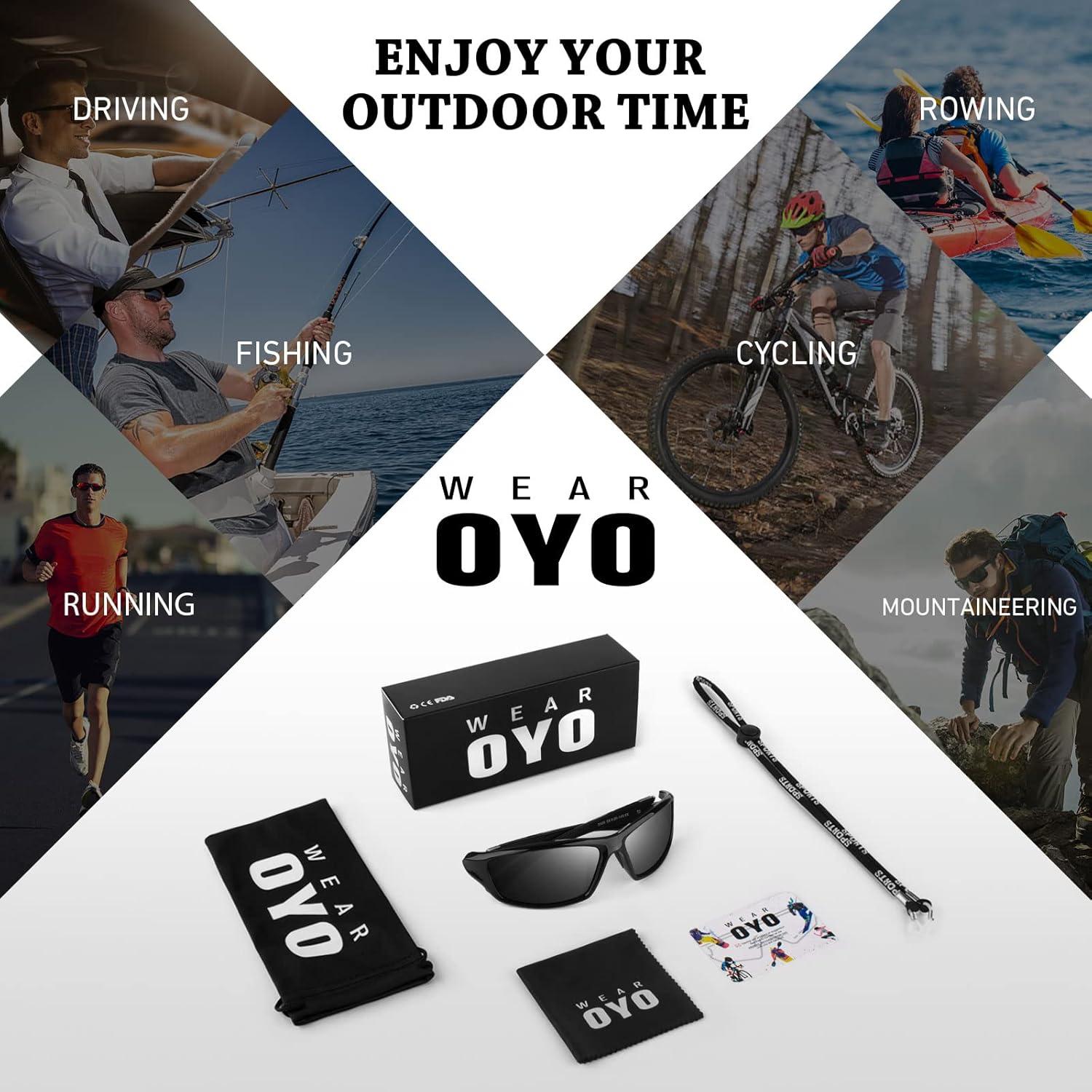 Gafas de sol deportivas WEAROYO polarizadas UV400