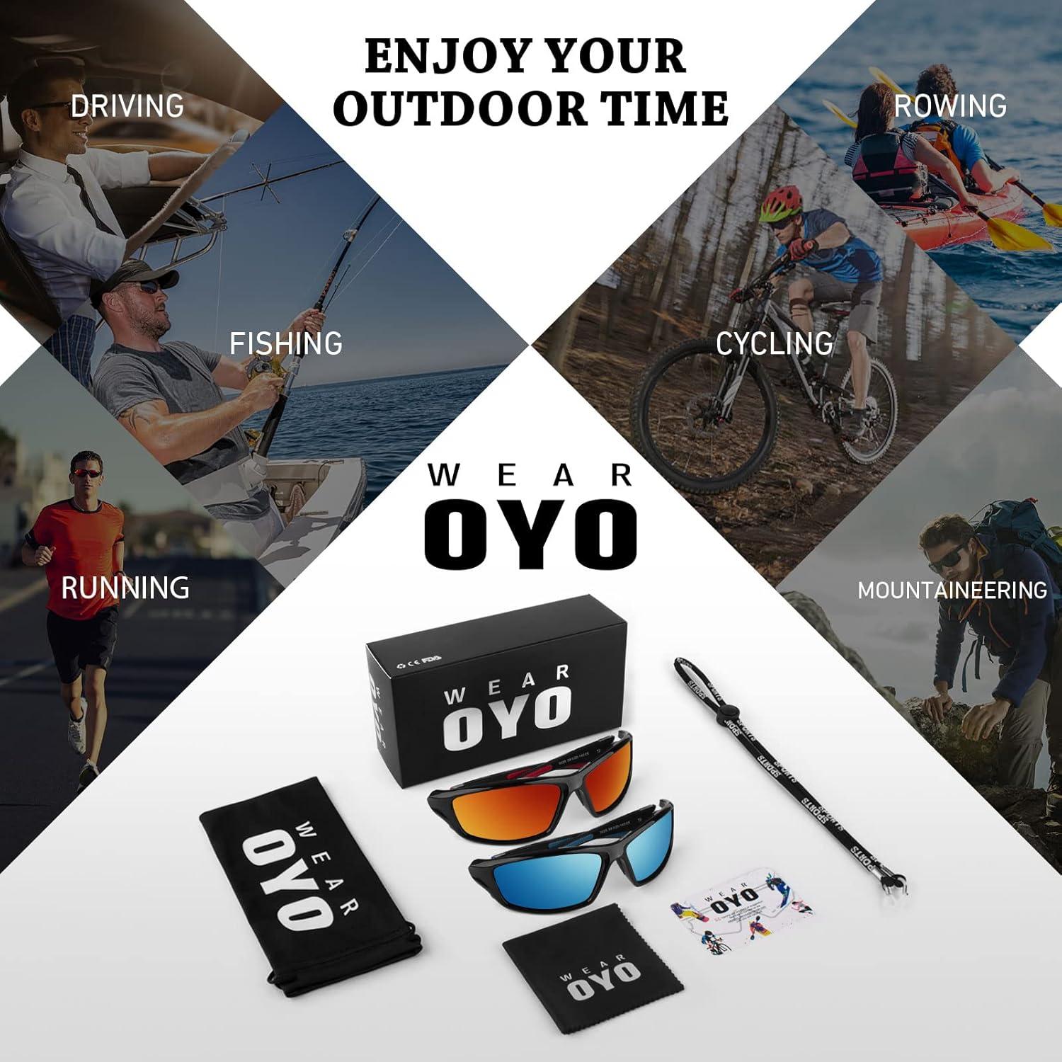 Gafas de sol deportivas WEAROYO polarizadas UV400