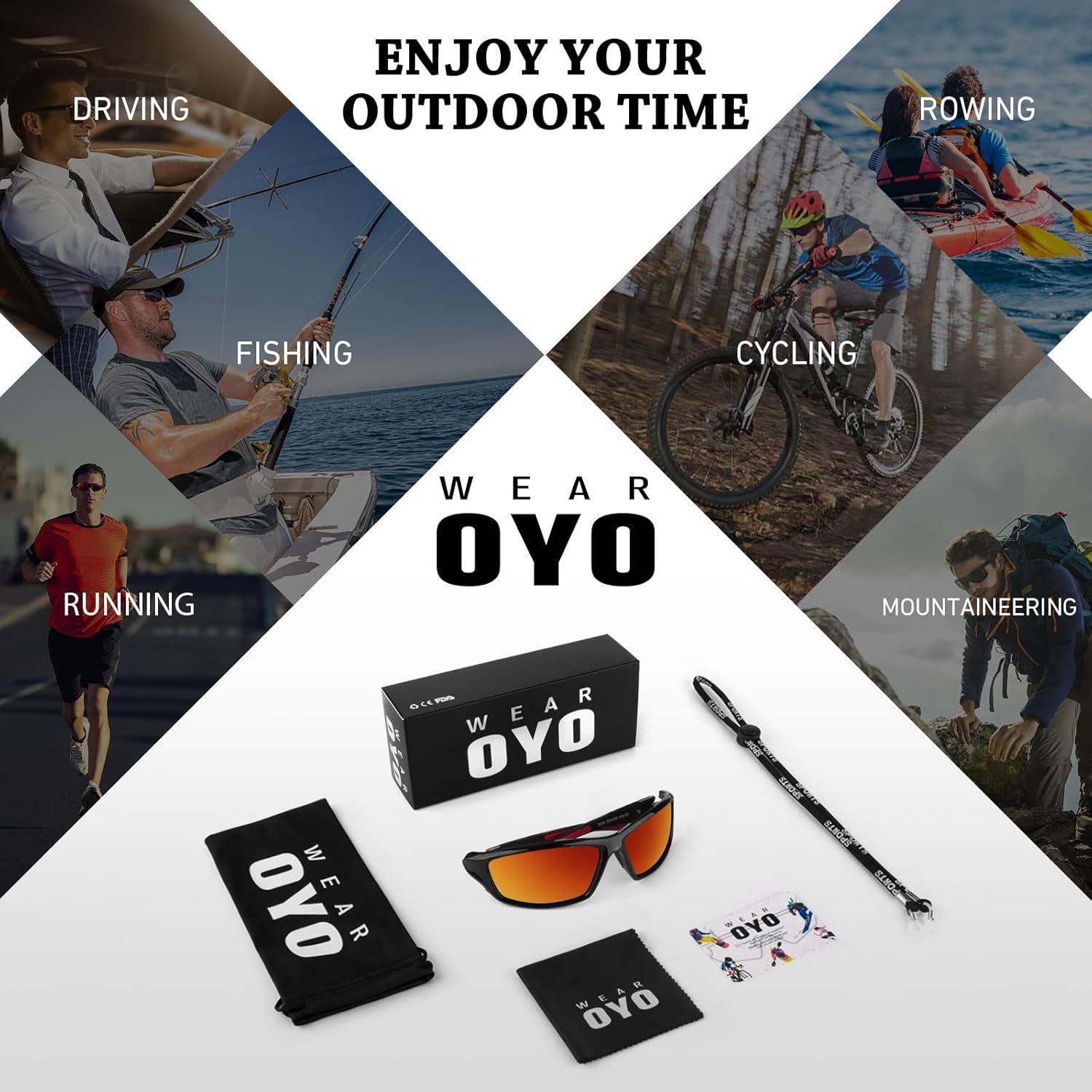 Gafas de sol deportivas WEAROYO polarizadas UV400